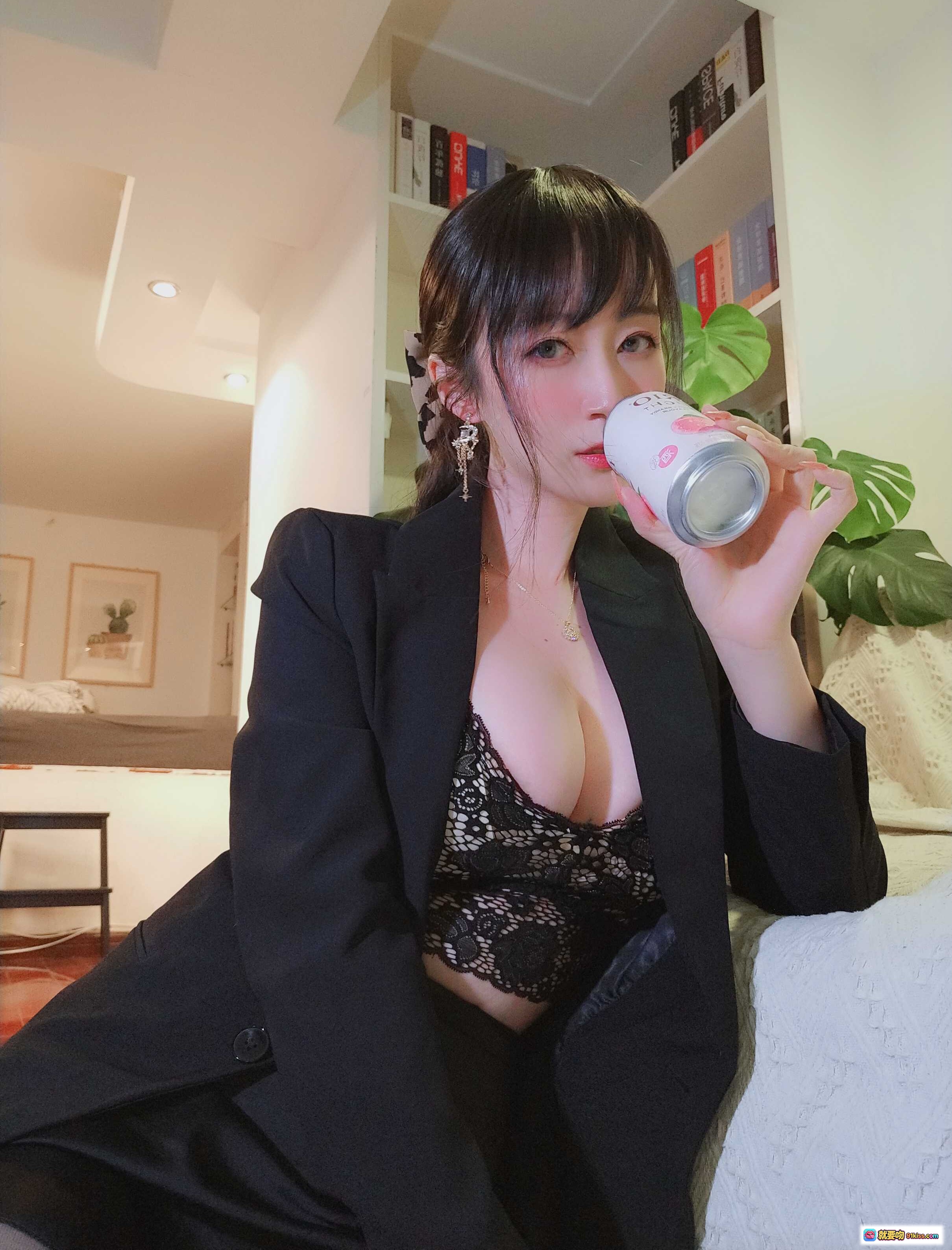图片[9] - 白银81 NO.078 酒后女秘书自拍写真 Vol.49 黑丝蕾丝内衣美腿私房照 70P高清图集 - 就要吻