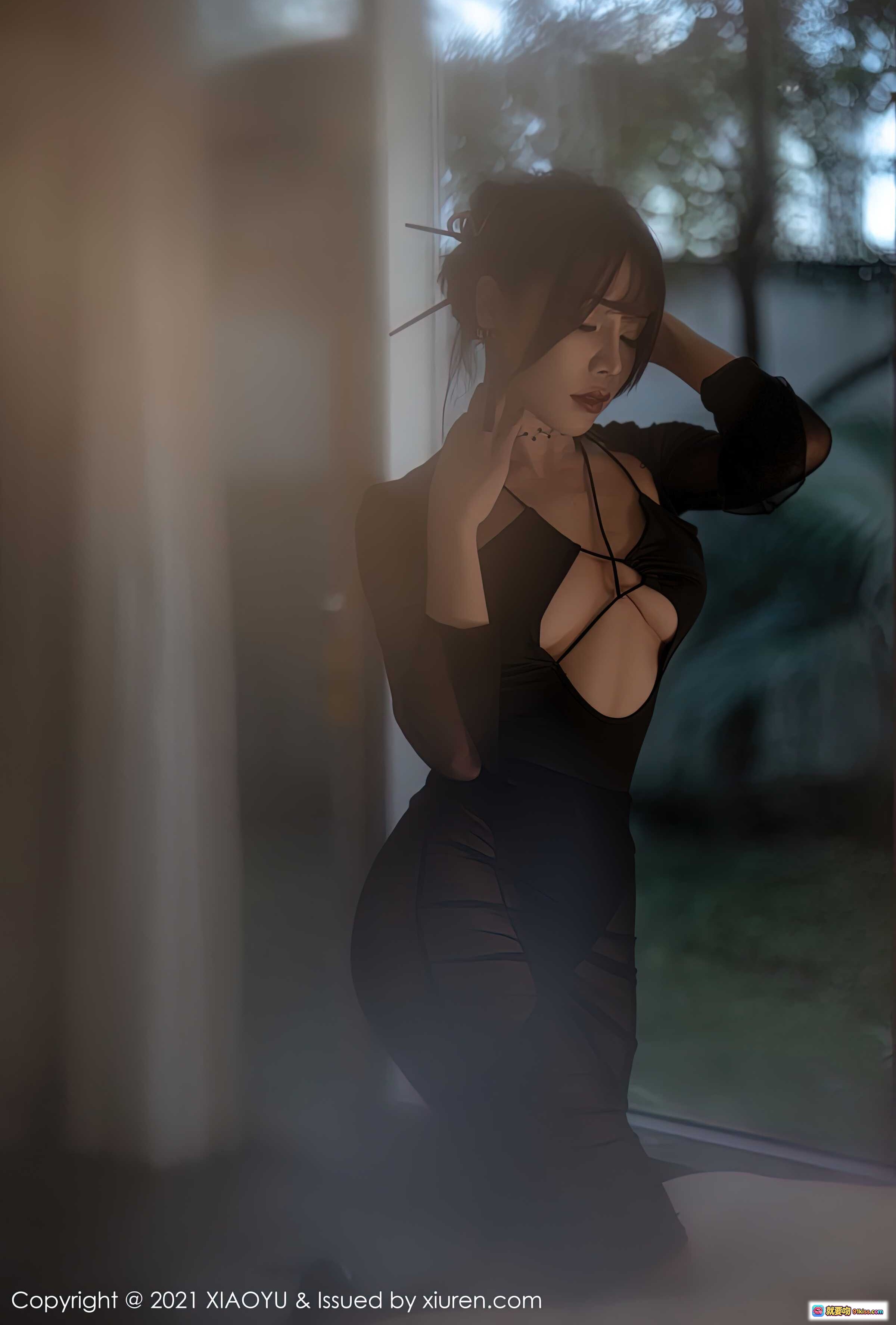 图片[6] - XIAOYU芝芝Booty性感黑丝高跟美腿写真 Vol.581 2021年7月29日室内私房摄影88+1P527M - 就要吻