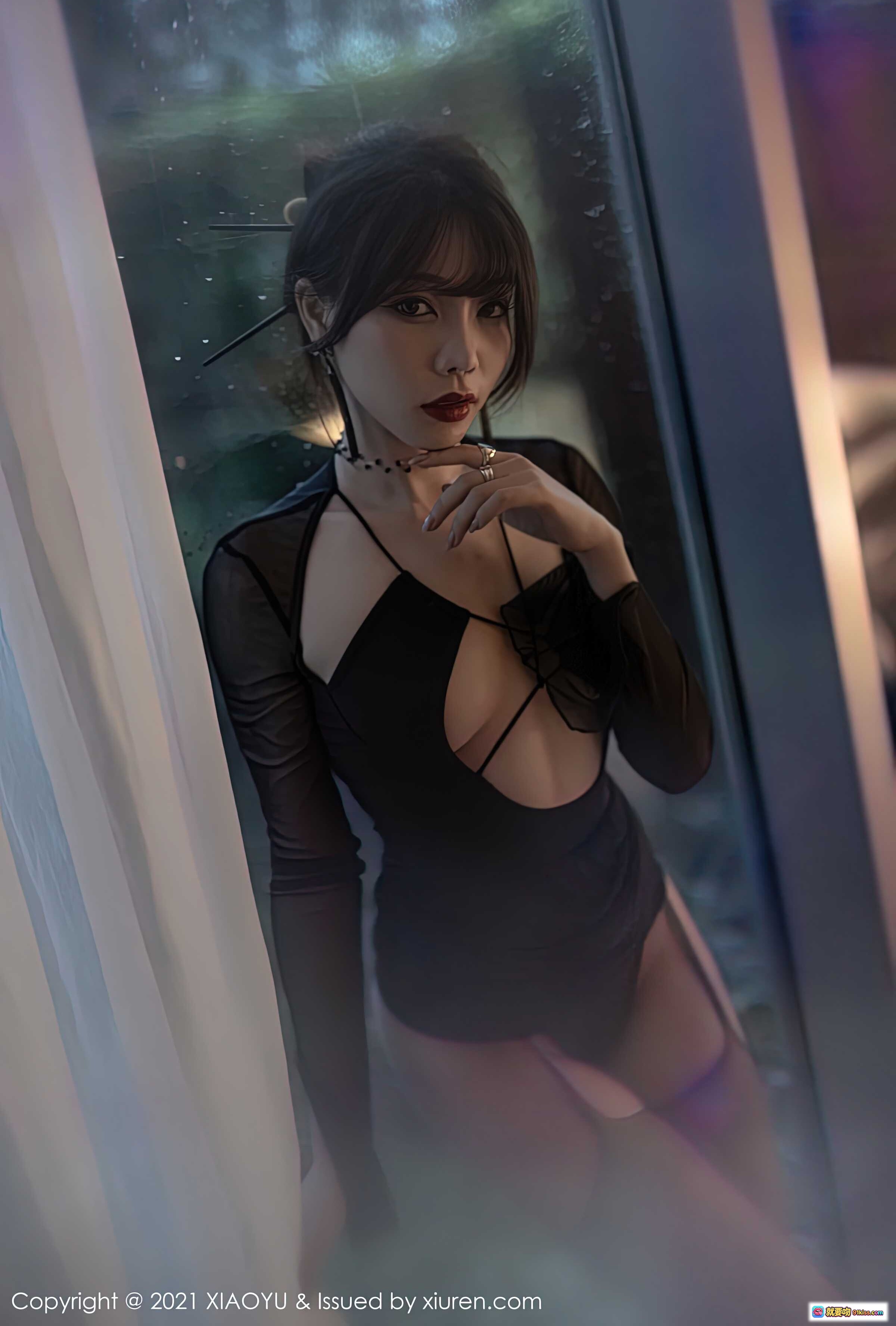 图片[8] - XIAOYU芝芝Booty性感黑丝高跟美腿写真 Vol.581 2021年7月29日室内私房摄影88+1P527M - 就要吻