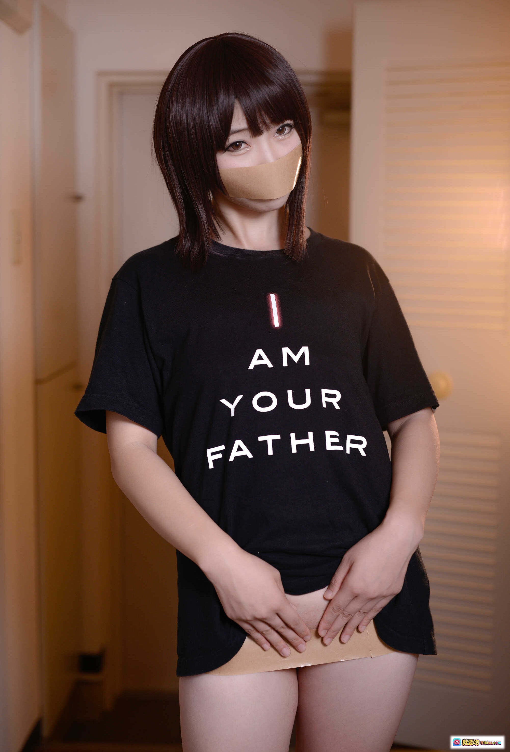 图片[3] - Nagesa魔物喵 新蔻島シンコウジマ 003 裸テープコスプレ 可愛い表情 テープ拘束 フェチ写真 セクシー 女性モデル 限定撮影 - 就要吻