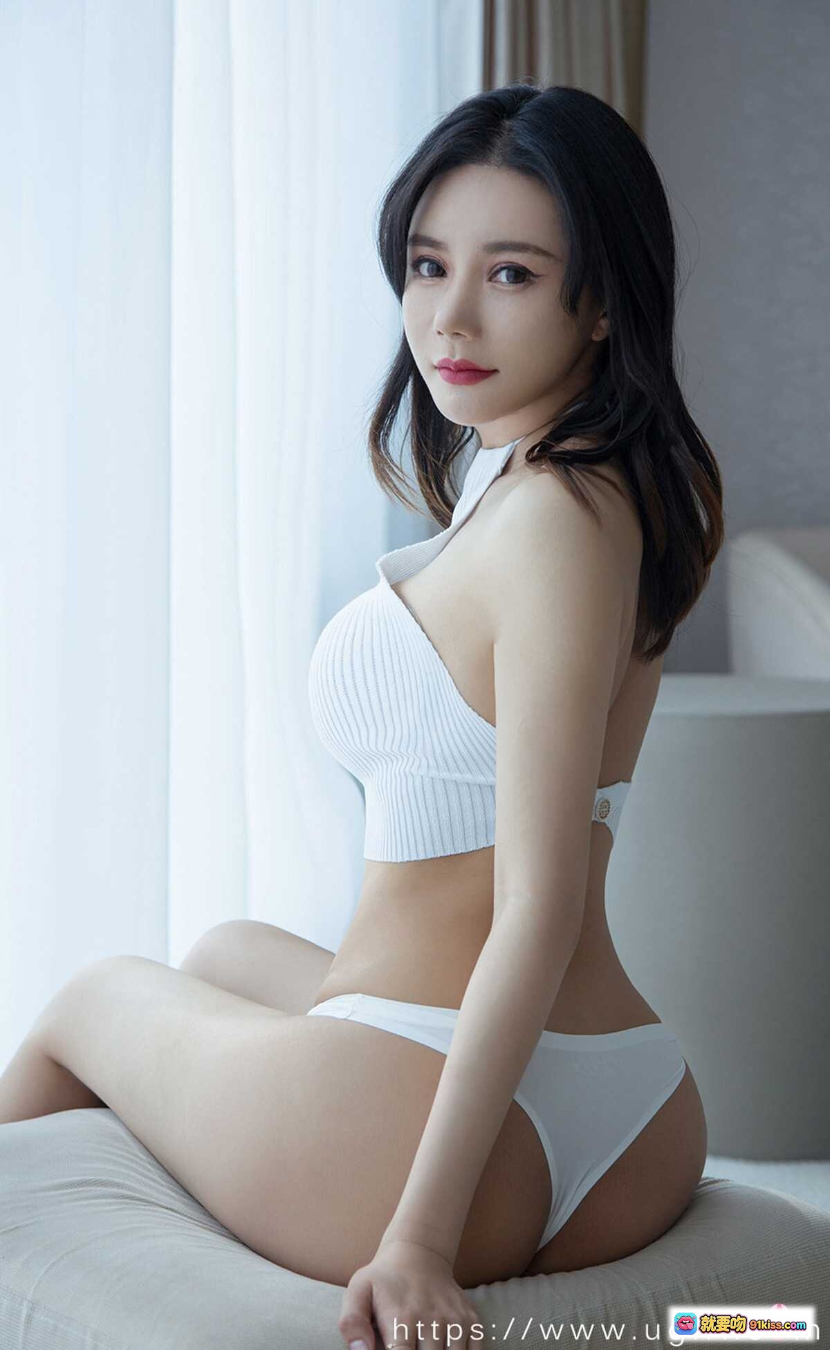 图片[4] - 于暖暖白色内衣写真 | Ugirls尤果网爱尤物No.2030 | 窗边柔光性感侧颜 | 35P高清私房美图 - 就要吻