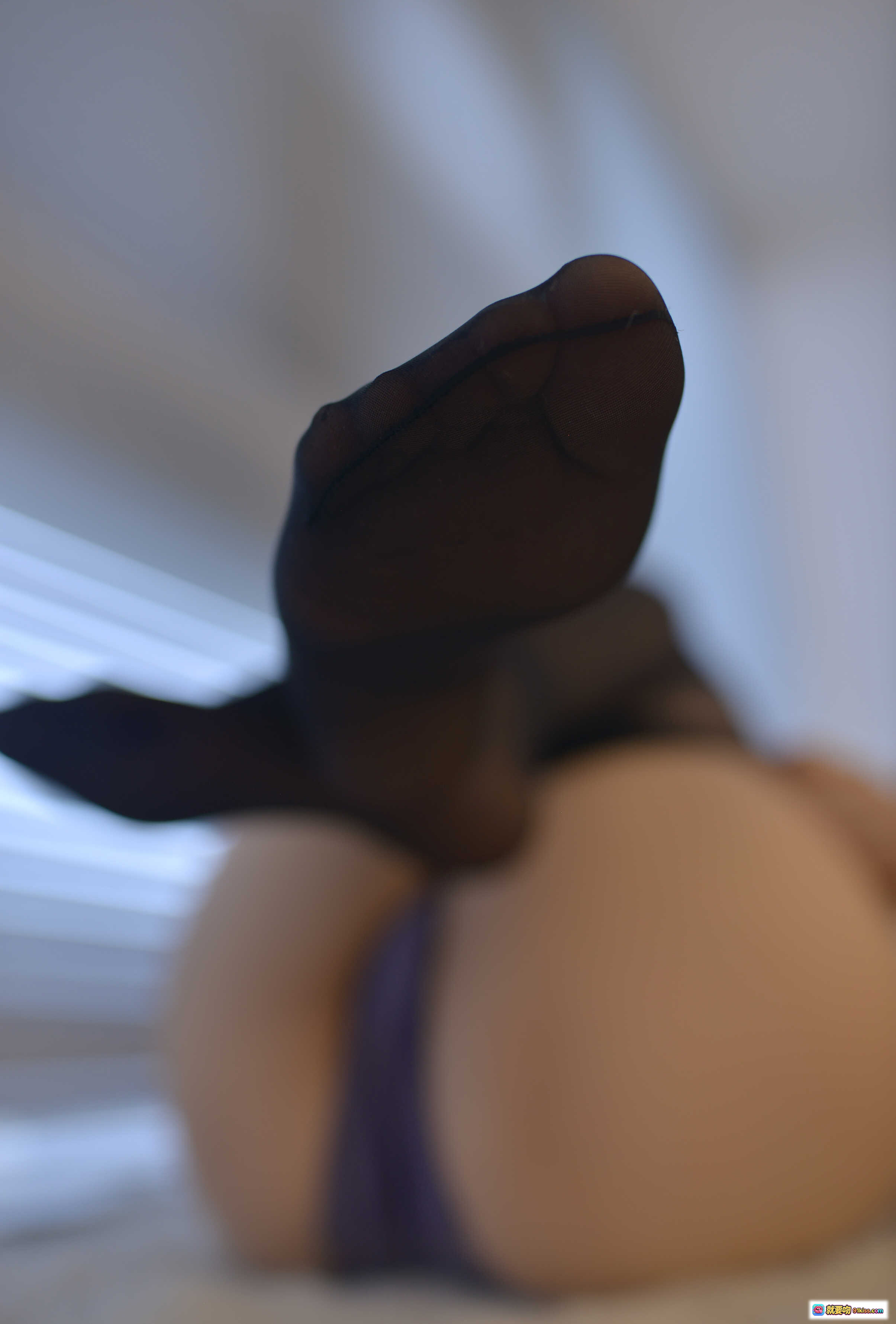 图片[7] - 雪琪SAMA NO.042 千岛酱猫耳Cosplay 黑丝美腿 紫色内衣 白衬衫诱惑 室内窗边写真 35P高清图集 - 就要吻