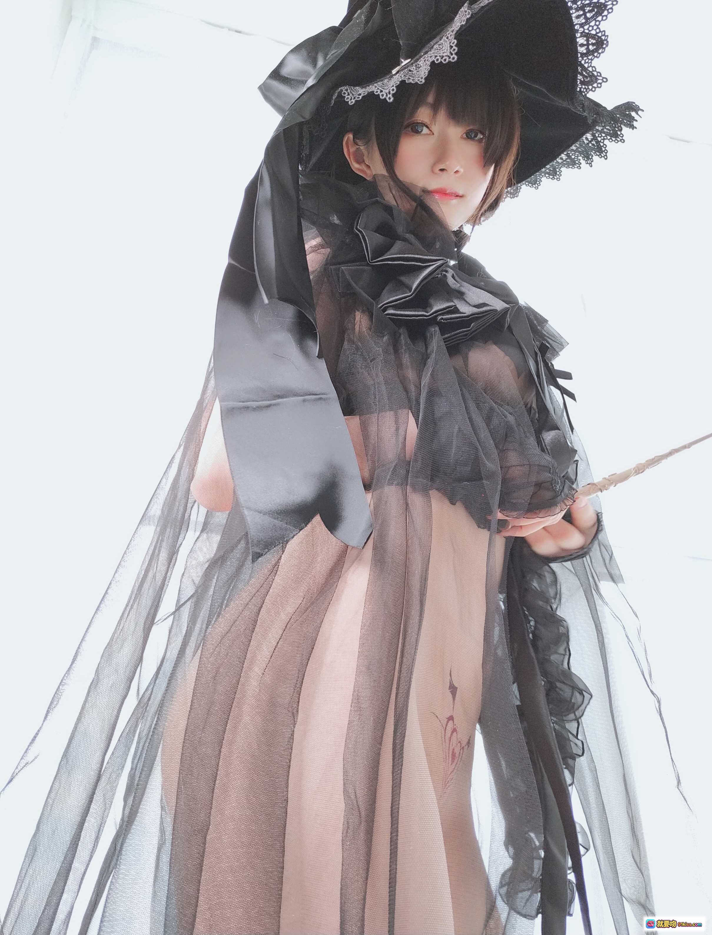 图片[2] - 白银81 NO.051 见习魔女黑蕾丝礼帽洛丽塔写真 126P高清美图 - 就要吻