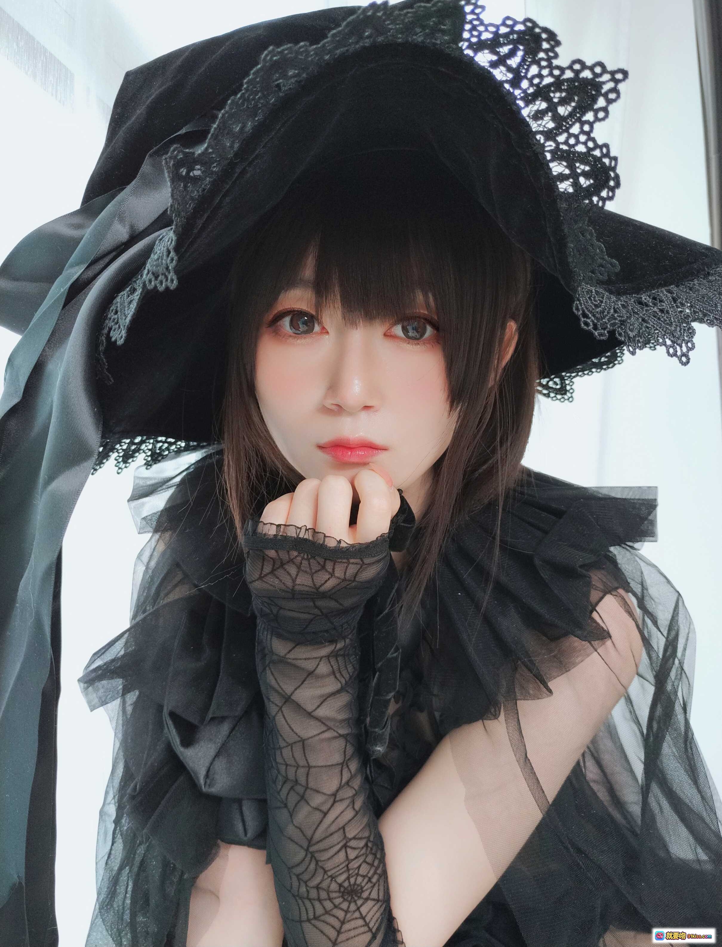 图片[5] - 白银81 NO.051 见习魔女黑蕾丝礼帽洛丽塔写真 126P高清美图 - 就要吻