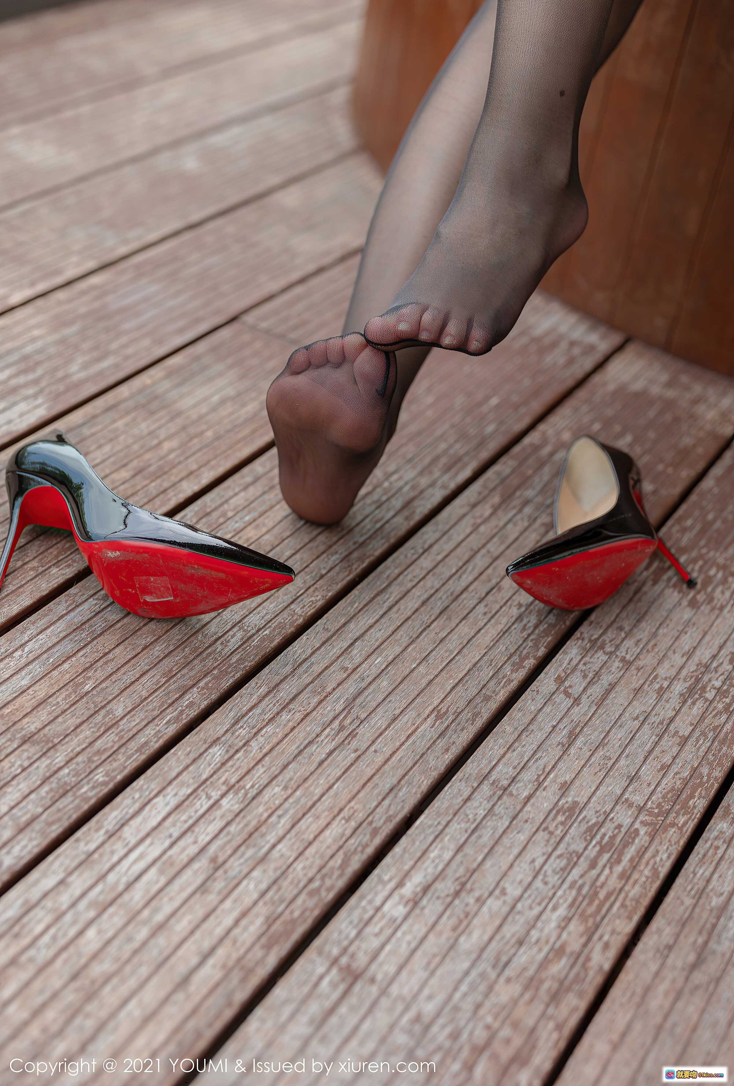 图片[3] - 朱可儿Flower黑色镂空旗袍连体衣性感写真 – YOUMI 2021.05.14 Vol.641 美女私房摄影 - 就要吻