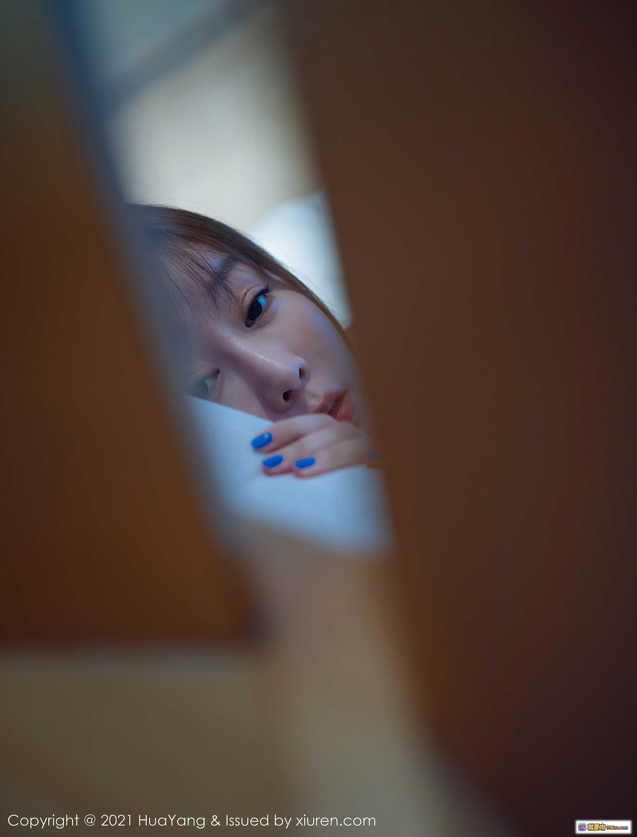 图片[5] - 王雨纯黑蕾丝内衣写真｜HuaYang花漾VOL.382性感私房床照｜2021年3月31日高清图集 - 就要吻