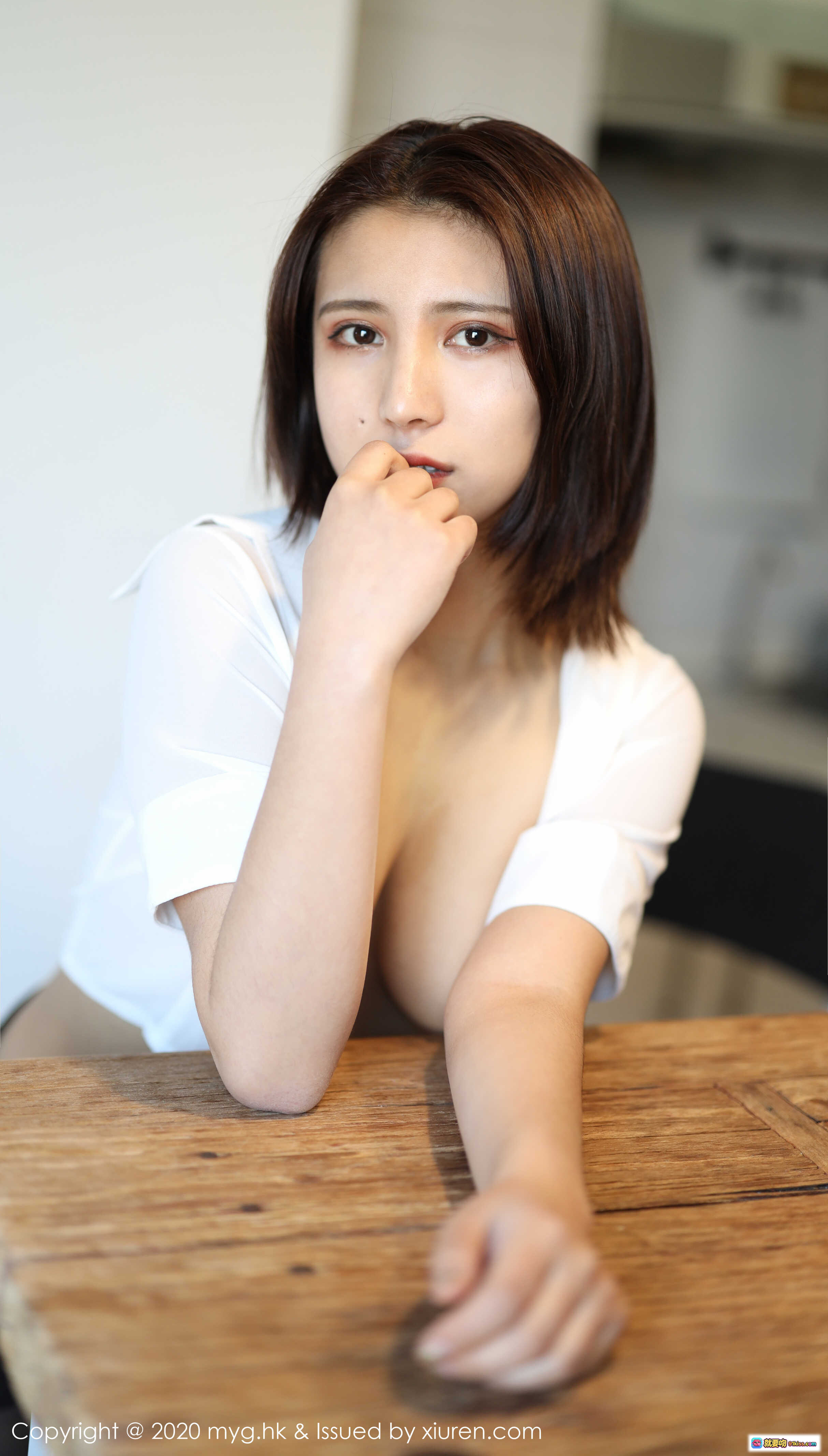 图片[4] - MyGirl美媛馆VOL.437久久Aimee白衬衫黑丝美腿性感写真48P高清图集 - 就要吻