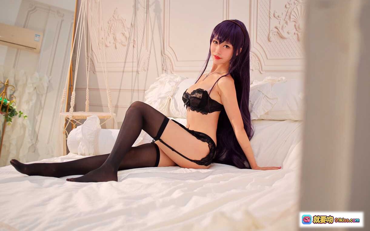 图片[7] - 抖娘利世NO.040霞之丘诗羽黑蕾丝内衣写真29P高清美图 - 就要吻