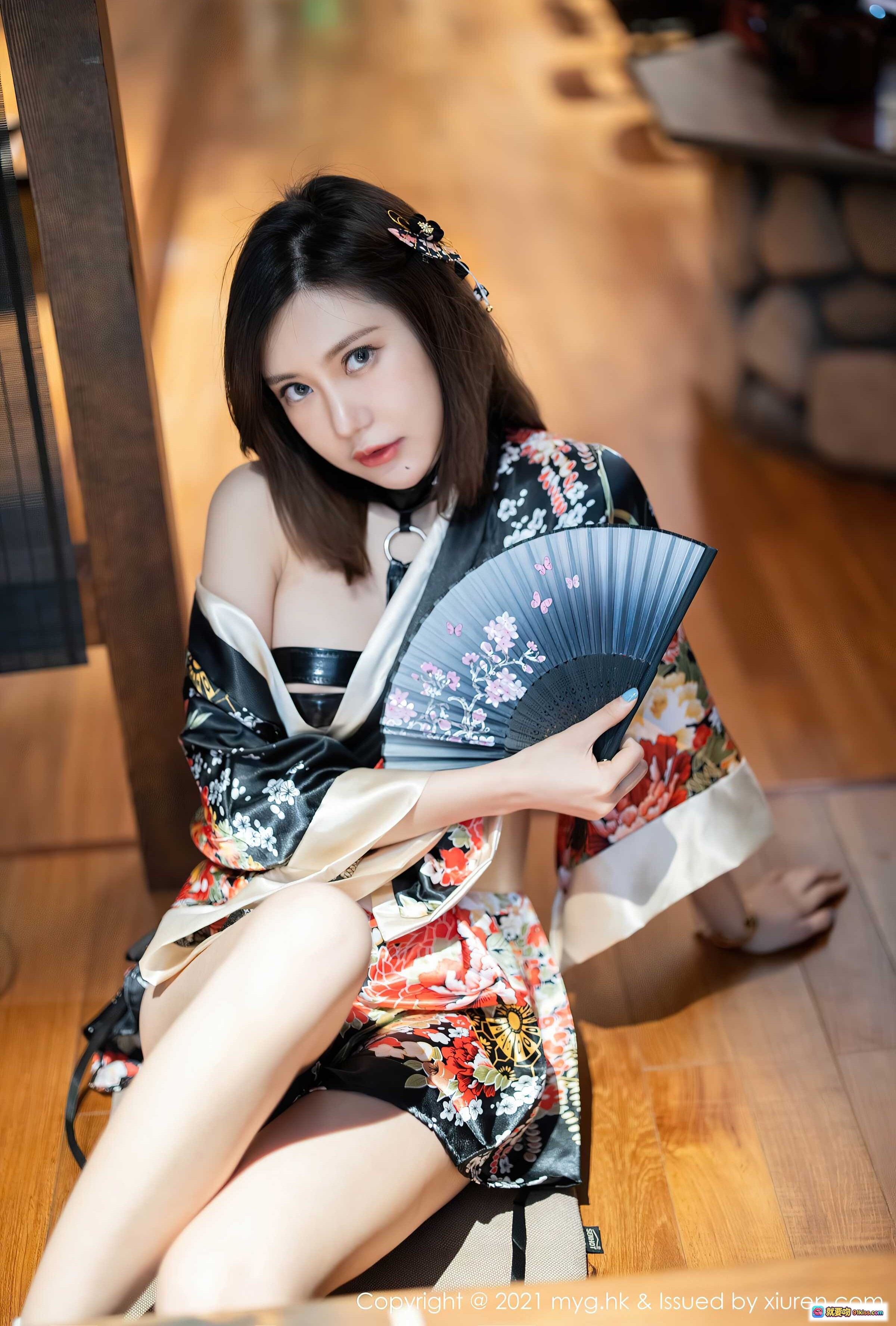 图片[8] - 绮里嘉Carina和服写真美腿特写 | MyGirl美媛馆Vol.501 2021.03.25 高清摄影集 - 就要吻