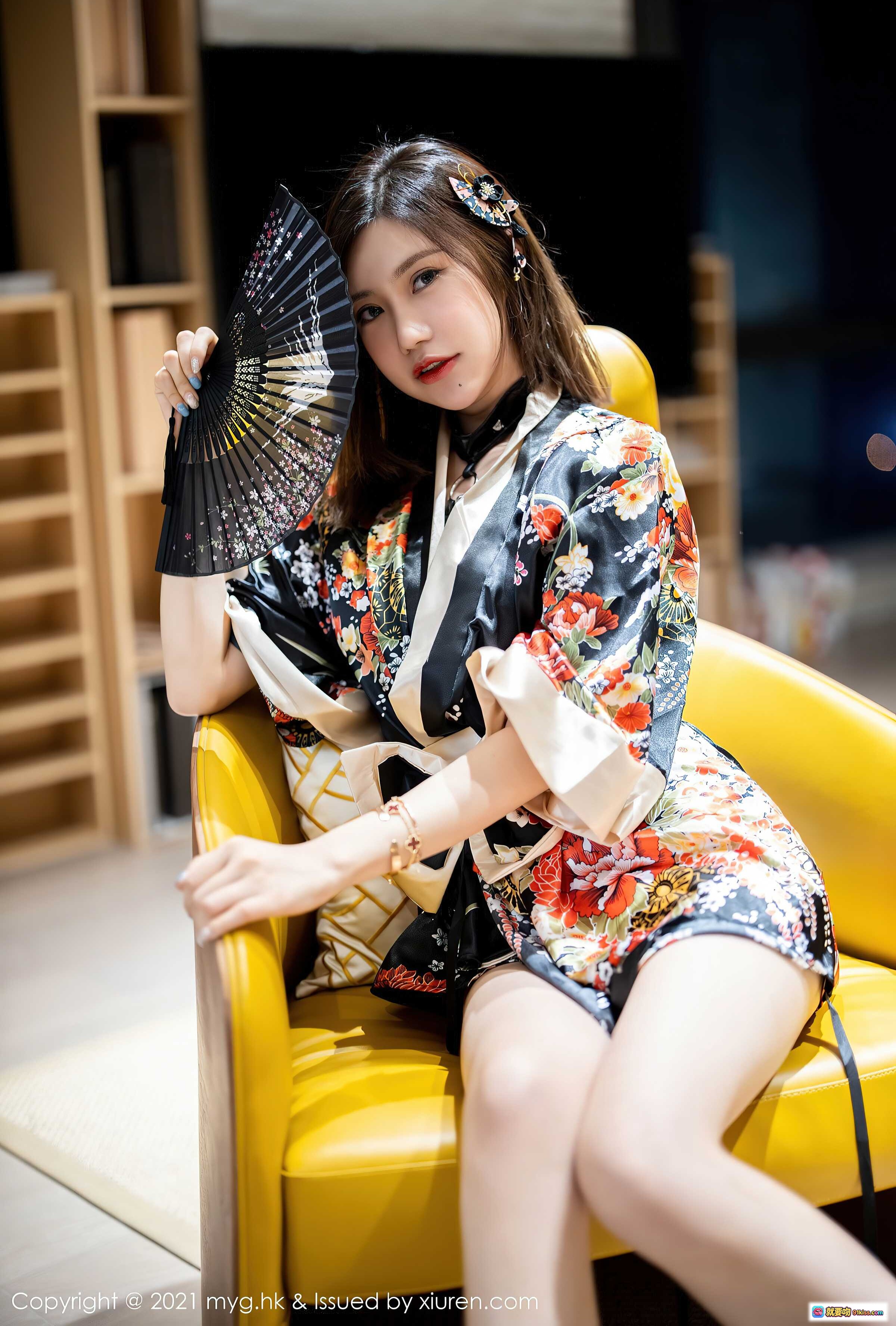 图片[5] - 绮里嘉Carina和服写真美腿特写 | MyGirl美媛馆Vol.501 2021.03.25 高清摄影集 - 就要吻
