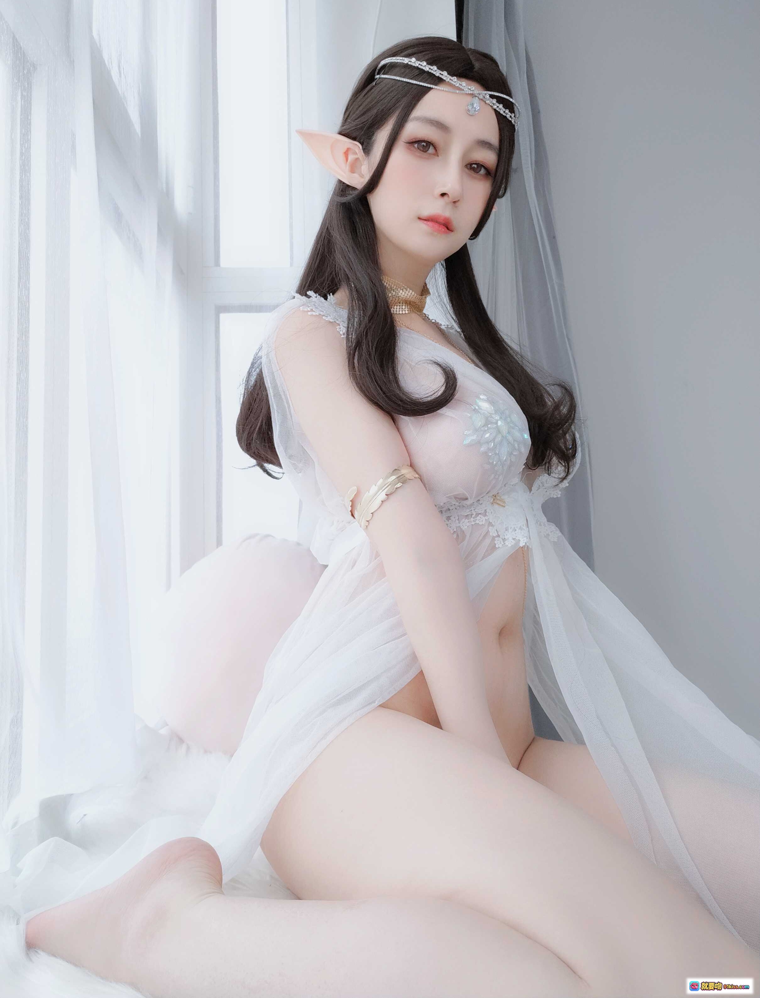 图片[6] - 精灵耳饰+宝石内衣+白银81 NO.073 精致写真 70P高清美图 - 就要吻