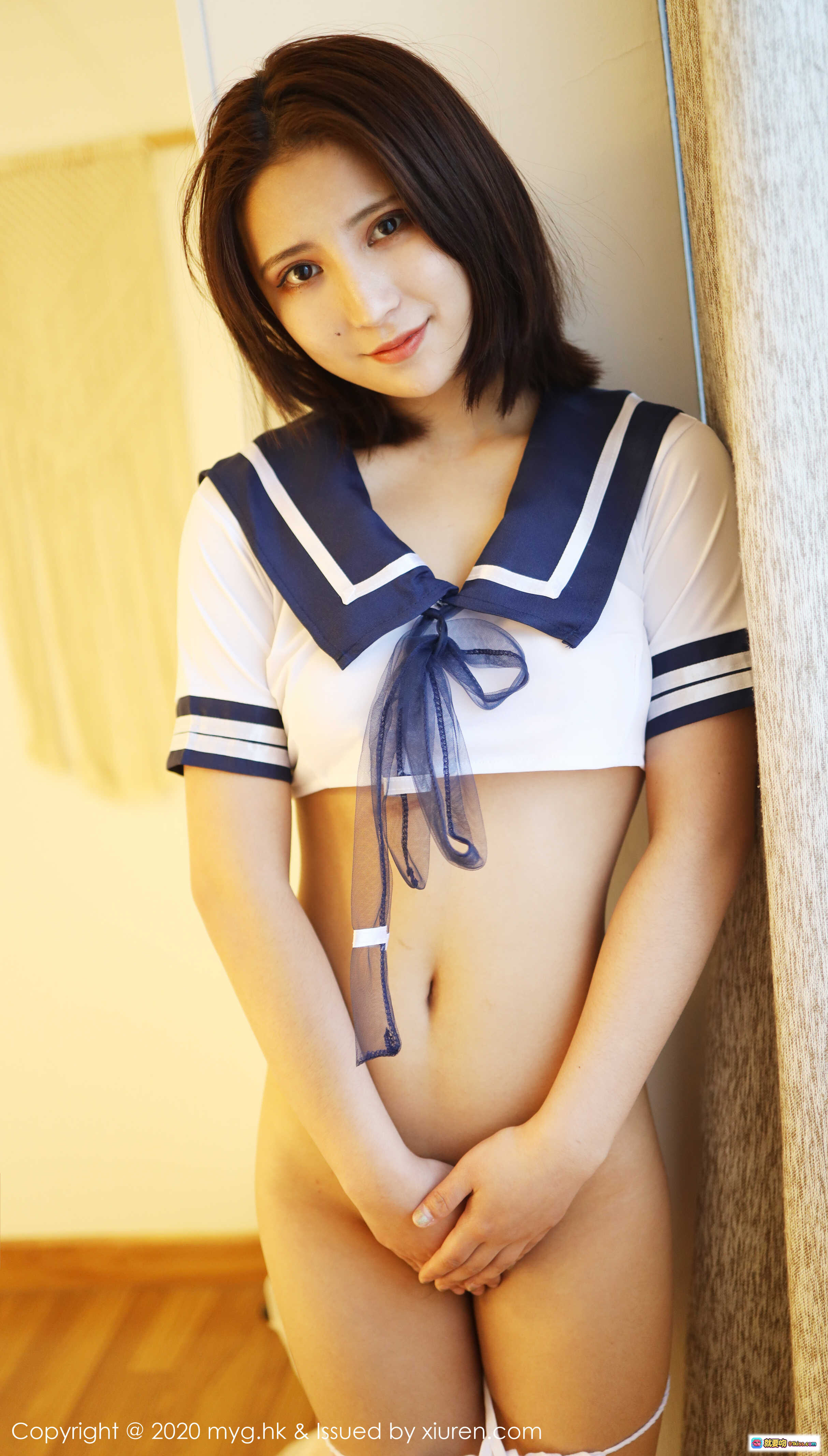 图片[2] - MyGirl美媛馆VOL.442久久Aimee性感写真 2020.05.12 67P高清私房美图 白色内衣红格短裙卧室诱惑摆拍 - 就要吻