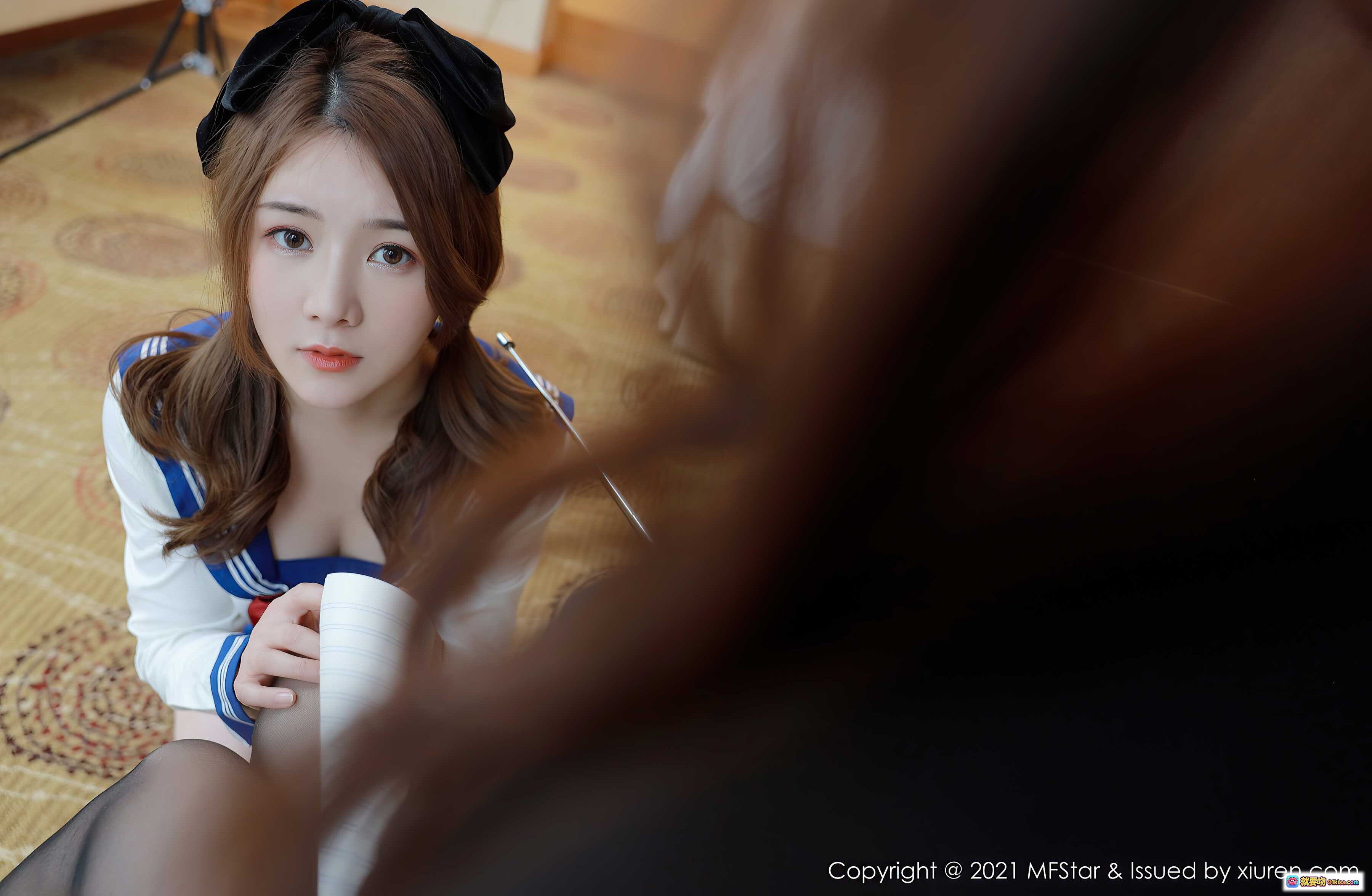 图片[7] - MFStar模范学院2021.02.01 Vol.451 职场OL美女戴眼镜黑丝西装写真合集53张高清图 - 就要吻