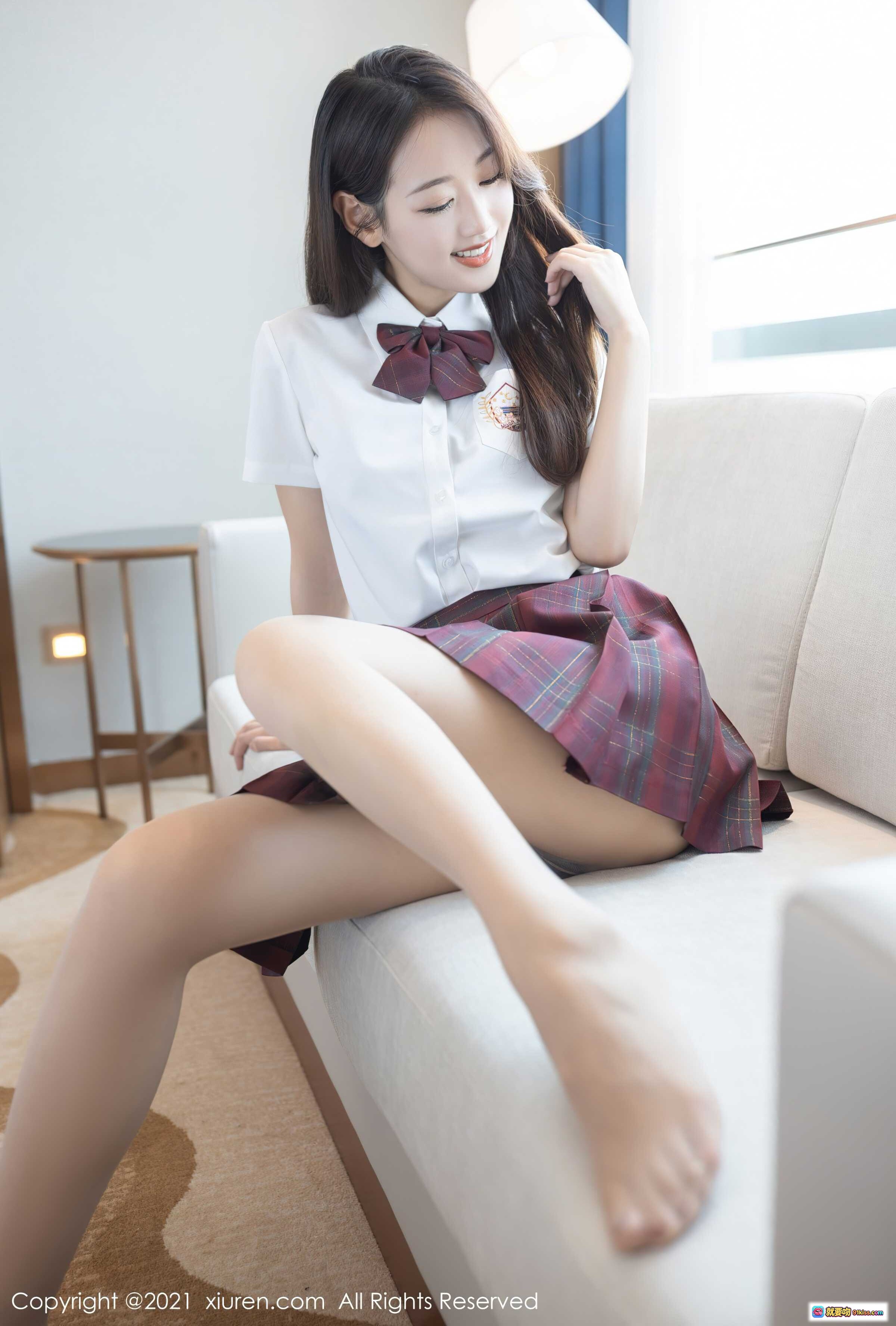 图片[5] - 唐安琪私房写真 | 白色窗帘轻掩柔美身姿 | 优雅性感氛围感大片 | XiuRen秀人网2021.08.17 No.3810 - 就要吻