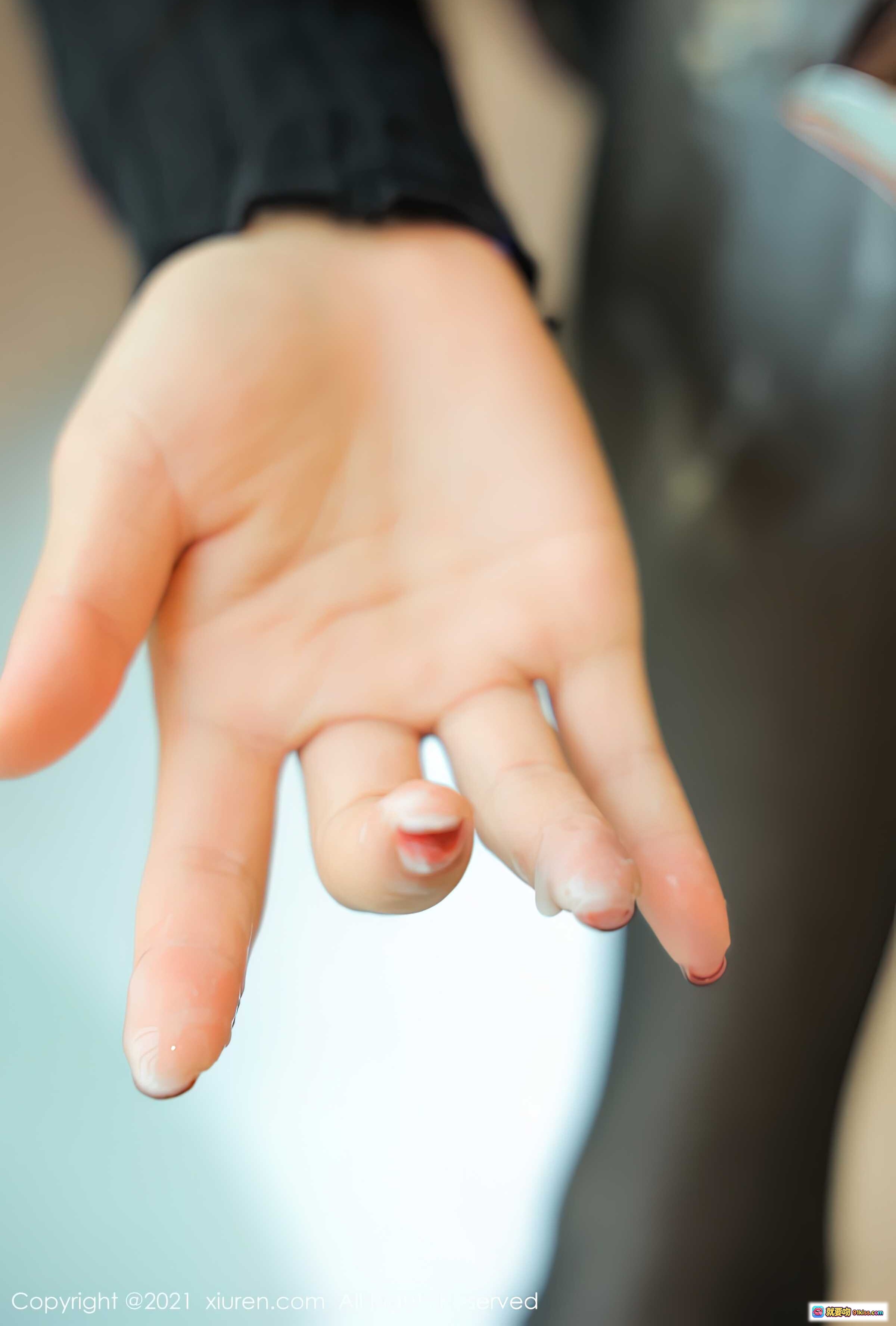 图片[3] - 奈沐子性感写真 | 黑色蕾丝内衣+透视衬衫 | 秀人网2021.07.01 No.3610 | 优雅私房风 | 90+高清图集 - 就要吻