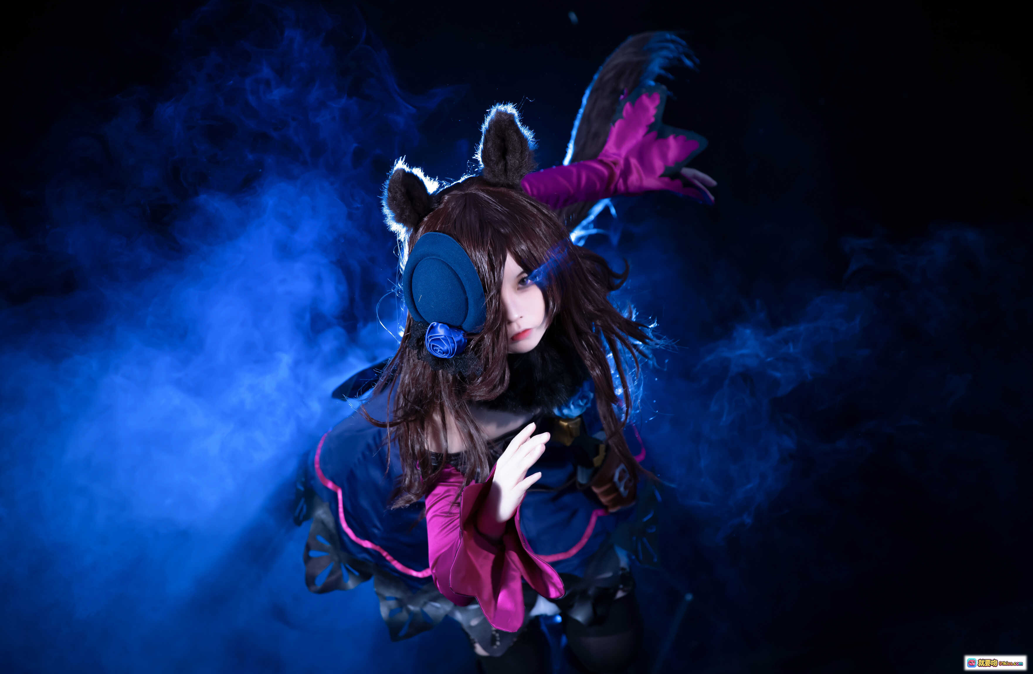 图片[2] - 赛马娘米浴cosplay紫白水手服兔耳造型户外写真美图集锦 - 就要吻