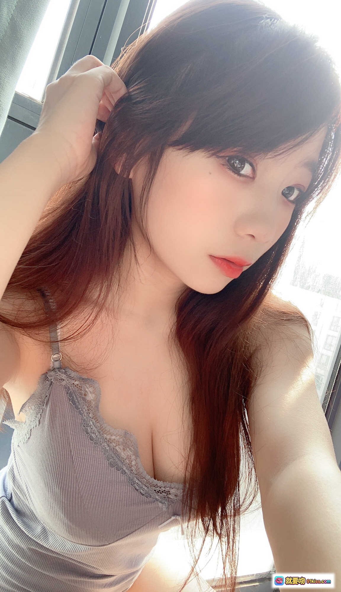 图片[3] - usejan蓝蓝 NO.007 晨曦写真 30P 54MB 清新自然长发少女 窗边柔光自拍 甜美笑容 高清美图 - 就要吻