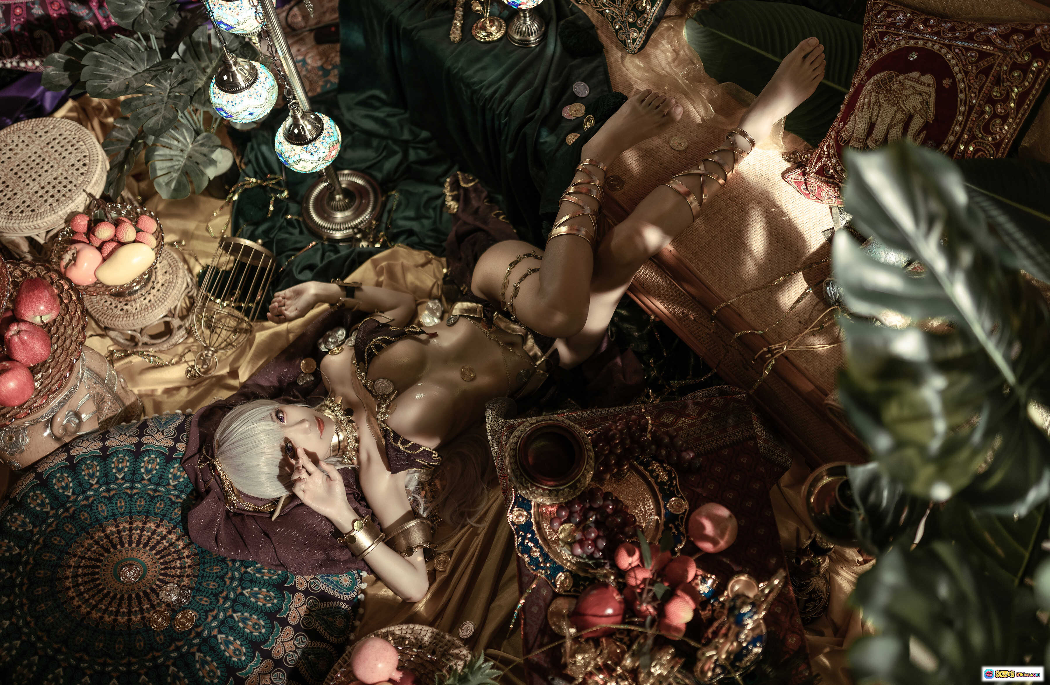 图片[3] - 蠢沫沫NO.131黑兽Cosplay写真｜精灵耳金饰异域风性感美腿40P高清图集 - 就要吻