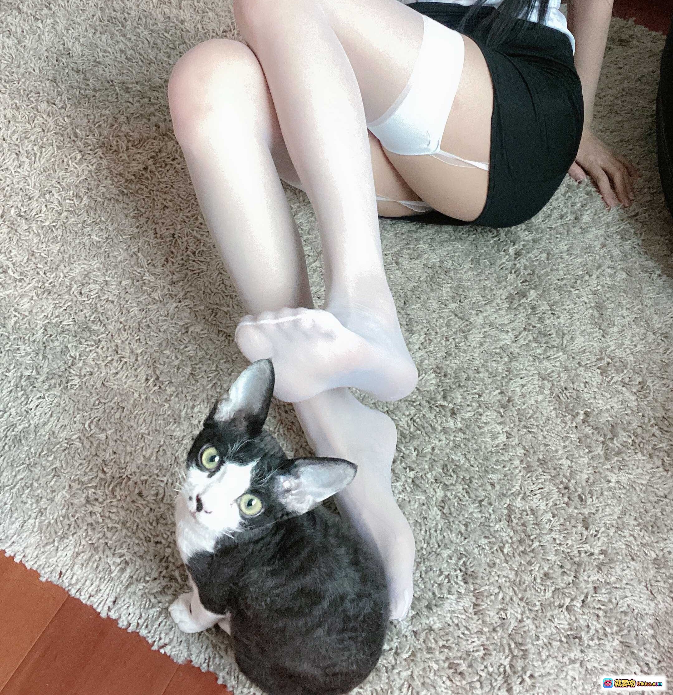图片[2] - 51酱 NO.003 OL制服黑丝美腿猫耳少女写真20P高清图集 - 就要吻