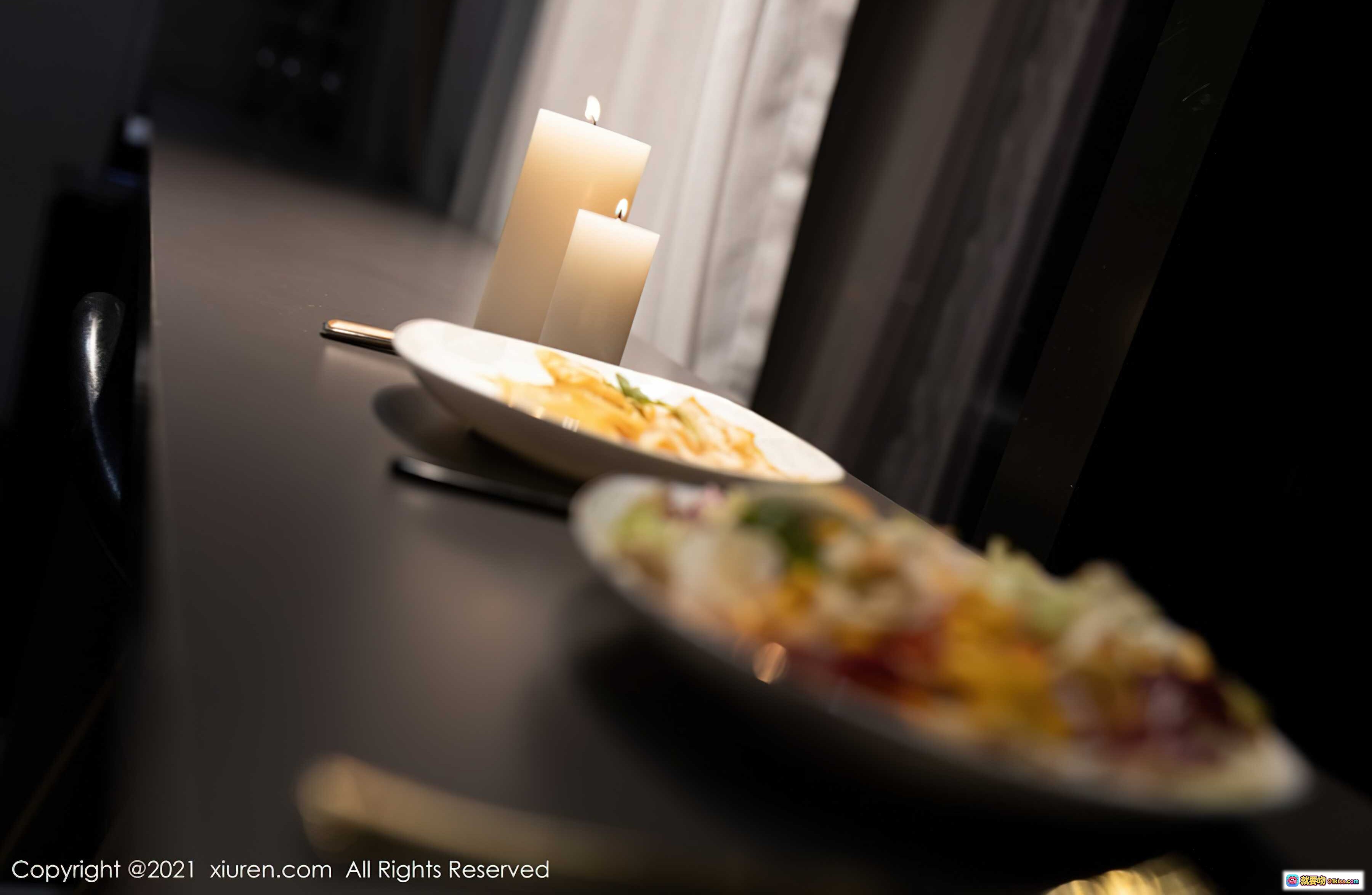 图片[2] - 鱼子酱Fish优雅点烛瞬间｜白色蕾丝裙温柔氛围感｜XIUREN秀人网2021.09.29 No.4021高清写真 - 就要吻