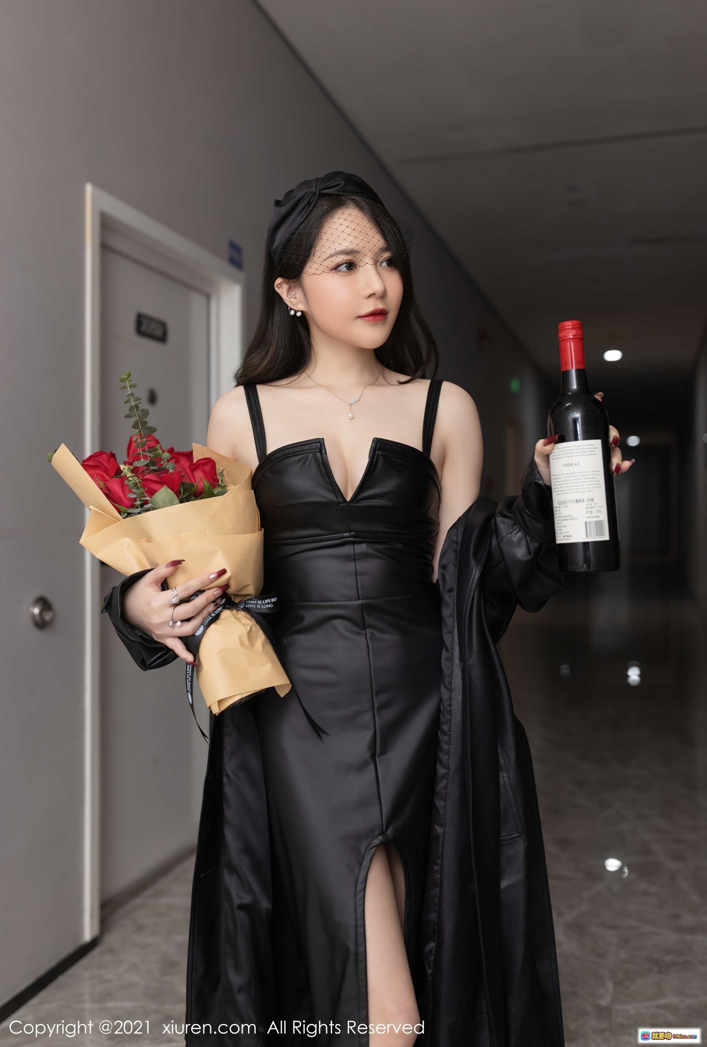 图片[3] - 鱼子酱Fish优雅点烛瞬间｜白色蕾丝裙温柔氛围感｜XIUREN秀人网2021.09.29 No.4021高清写真 - 就要吻