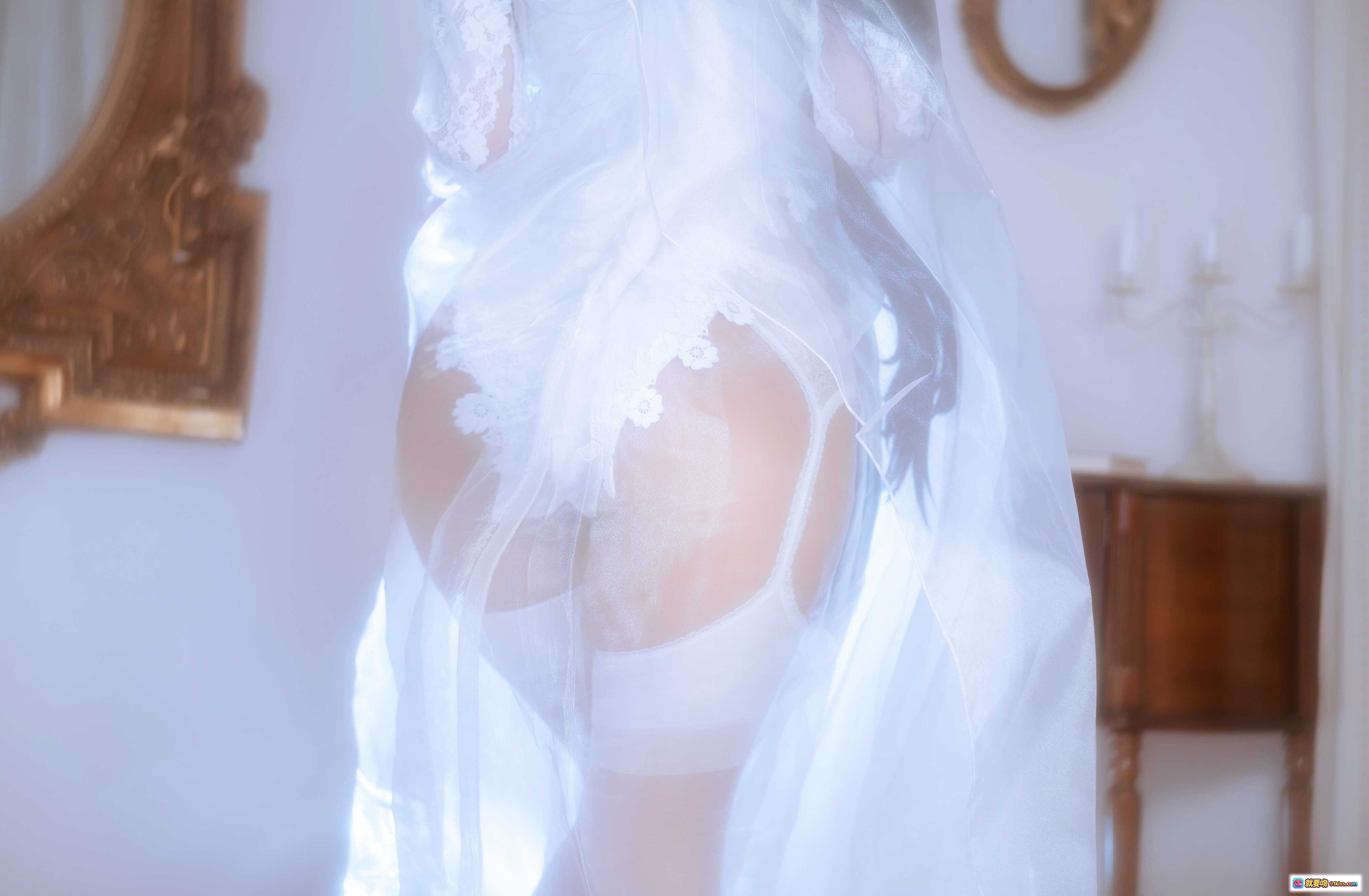 图片[9] - 鬼畜瑶NO.047婚纱写真｜57款蕾丝白纱造型｜甜美新娘风Cosplay｜38P高清图集 - 就要吻