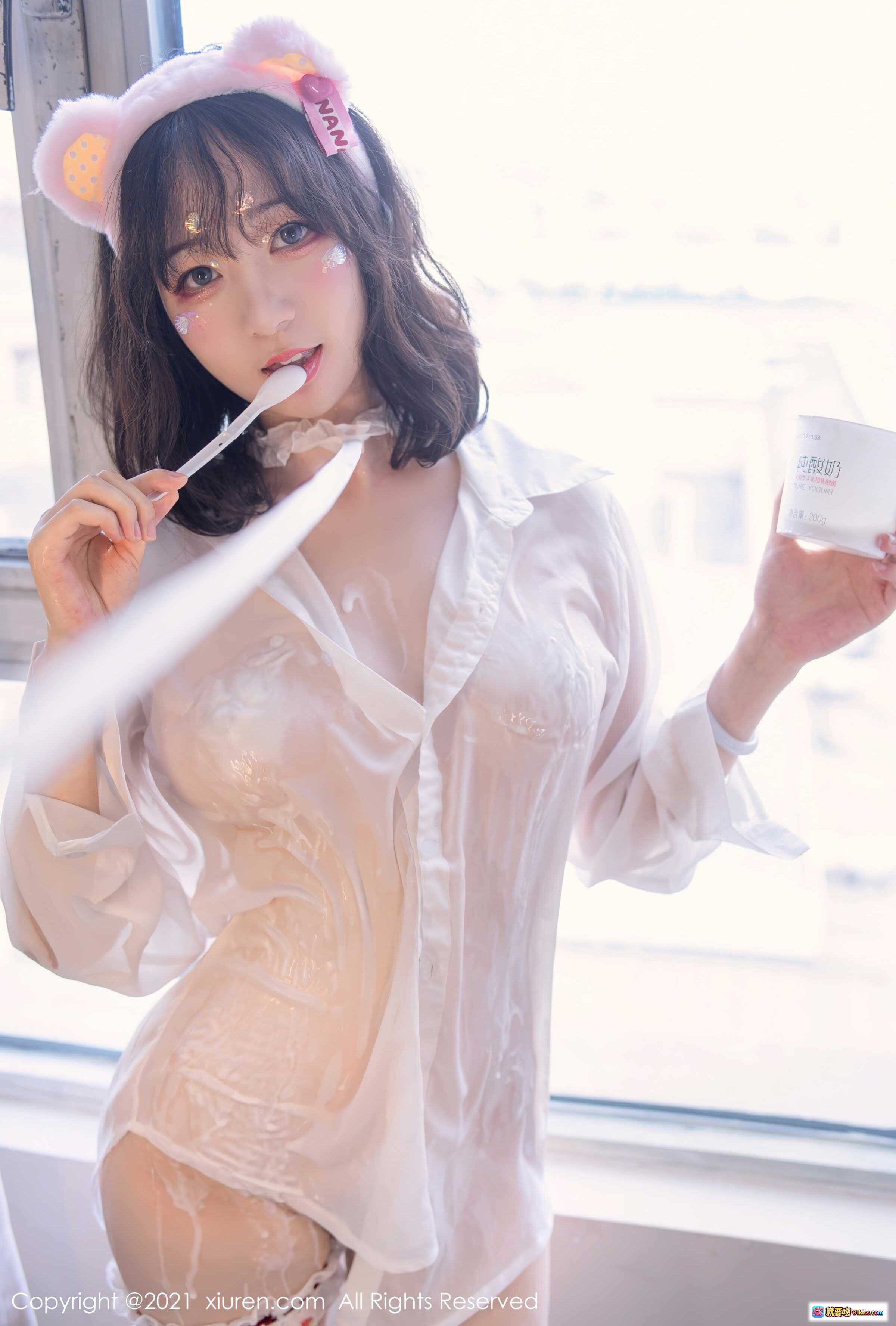 图片[2] - XiuRen秀人网No.4000 youOvOyou甜美猫耳少女蕾丝内衣写真 2021.09.27 53P高清私房美图 - 就要吻