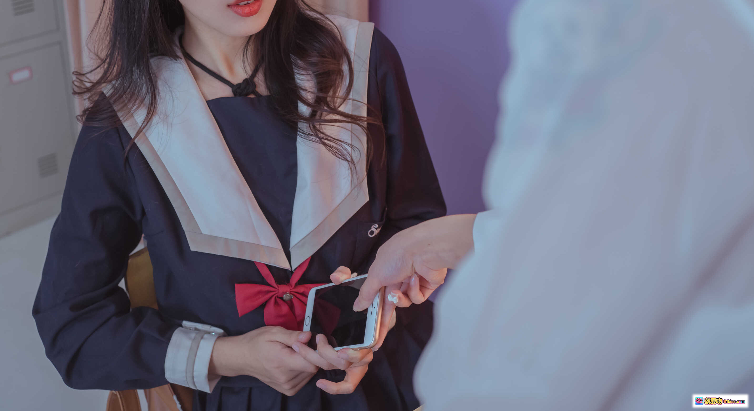 图片[3] - 云溪溪奶桃桃教室绳艺写真69P1V高清美图白衬衫眼镜少女氛围感拍摄 - 就要吻