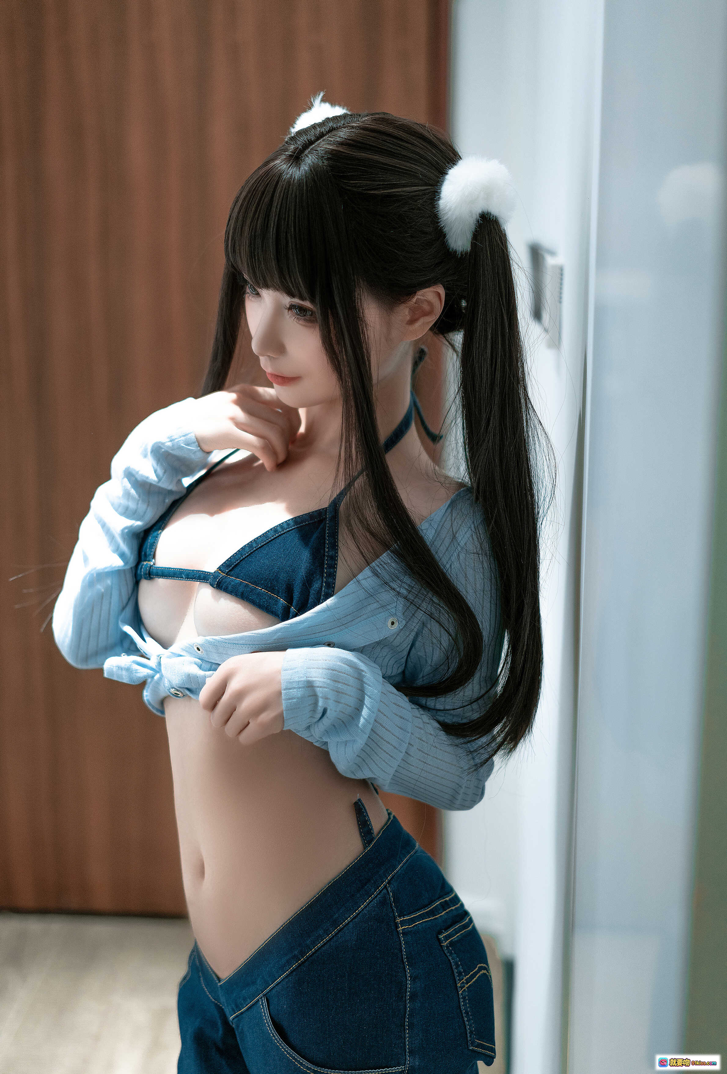 图片[6] - 蠢沫沫NO.140吉他妹妹2.0写真 甜美双马尾牛仔风性感私房照 130P高清图集 - 就要吻