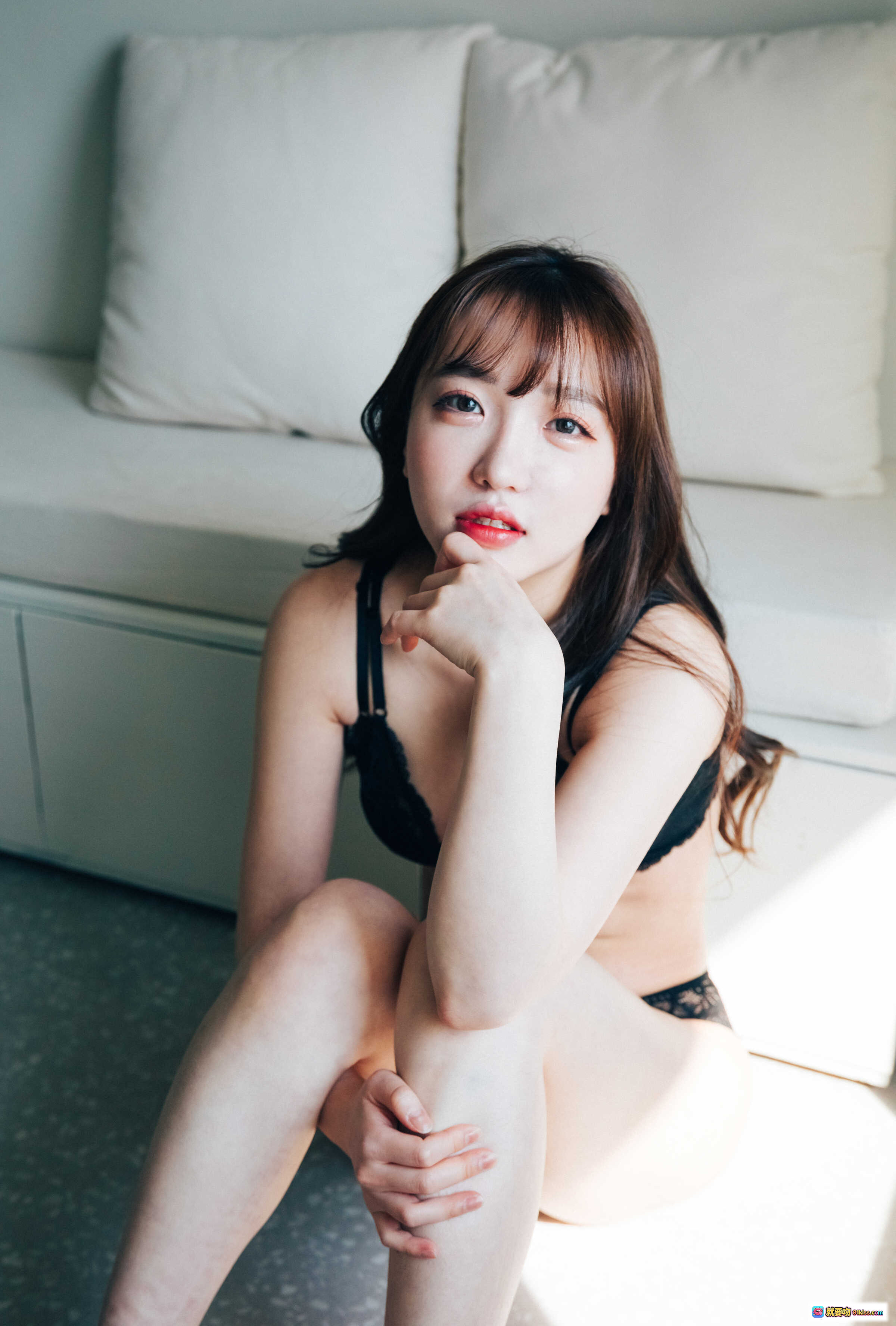 孫樂樂NO.033 Loozy Maximum Vol.1 59P 美女寫真 黑色蕾絲內衣 室內私房攝影 溫柔氣質 高清圖集 - 就要吻