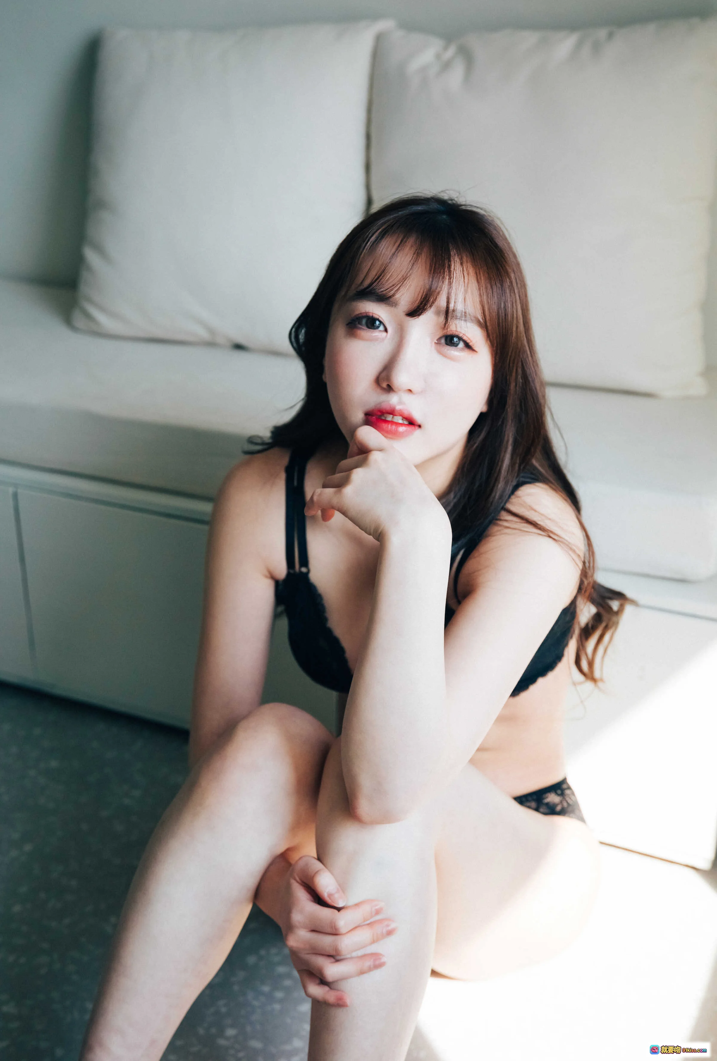 孫樂樂NO.033 Loozy Maximum Vol.1 59P 美女寫真 黑色蕾絲內衣 室內私房攝影 溫柔氣質 高清圖集 - 就要吻