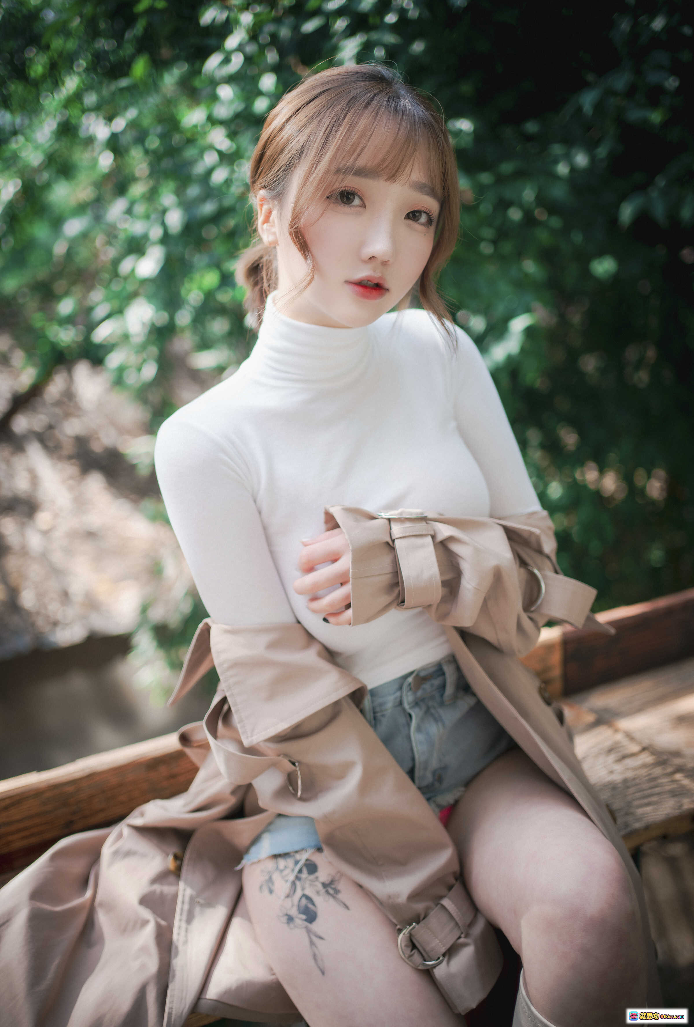 图片[3] - 孫樂樂 NO.030 DJAWA 私密瞬間寫真 150P 黑色絲襪吊帶 美腿特寫 情慾氛圍 車內私拍 高清攝影 - 就要吻