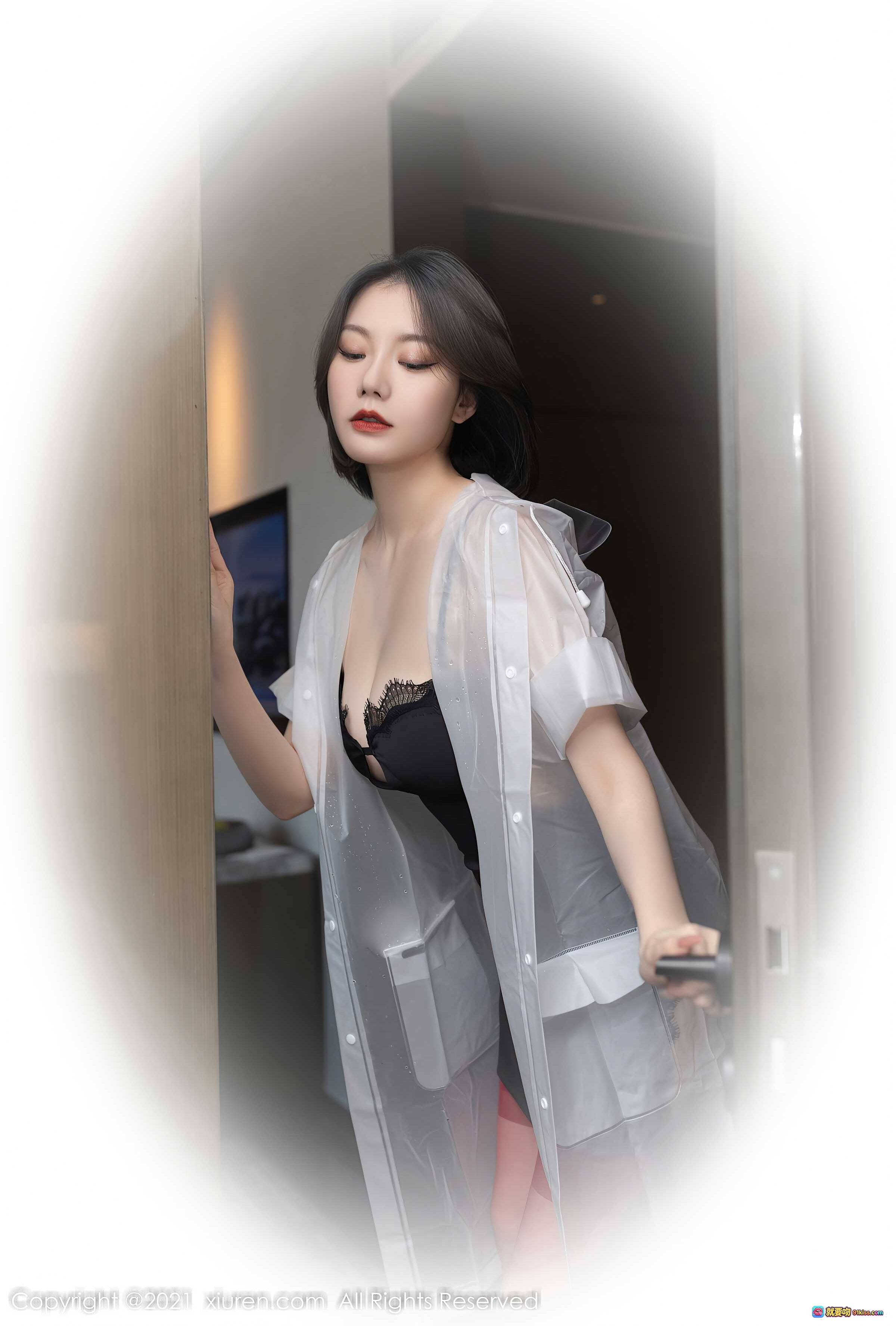 图片[5] - 安然Maleah重庆旅拍性感黑蕾丝内衣搭配透明衬衫写真 – XiuRen秀人网2021.12.21 NO.4362 - 就要吻