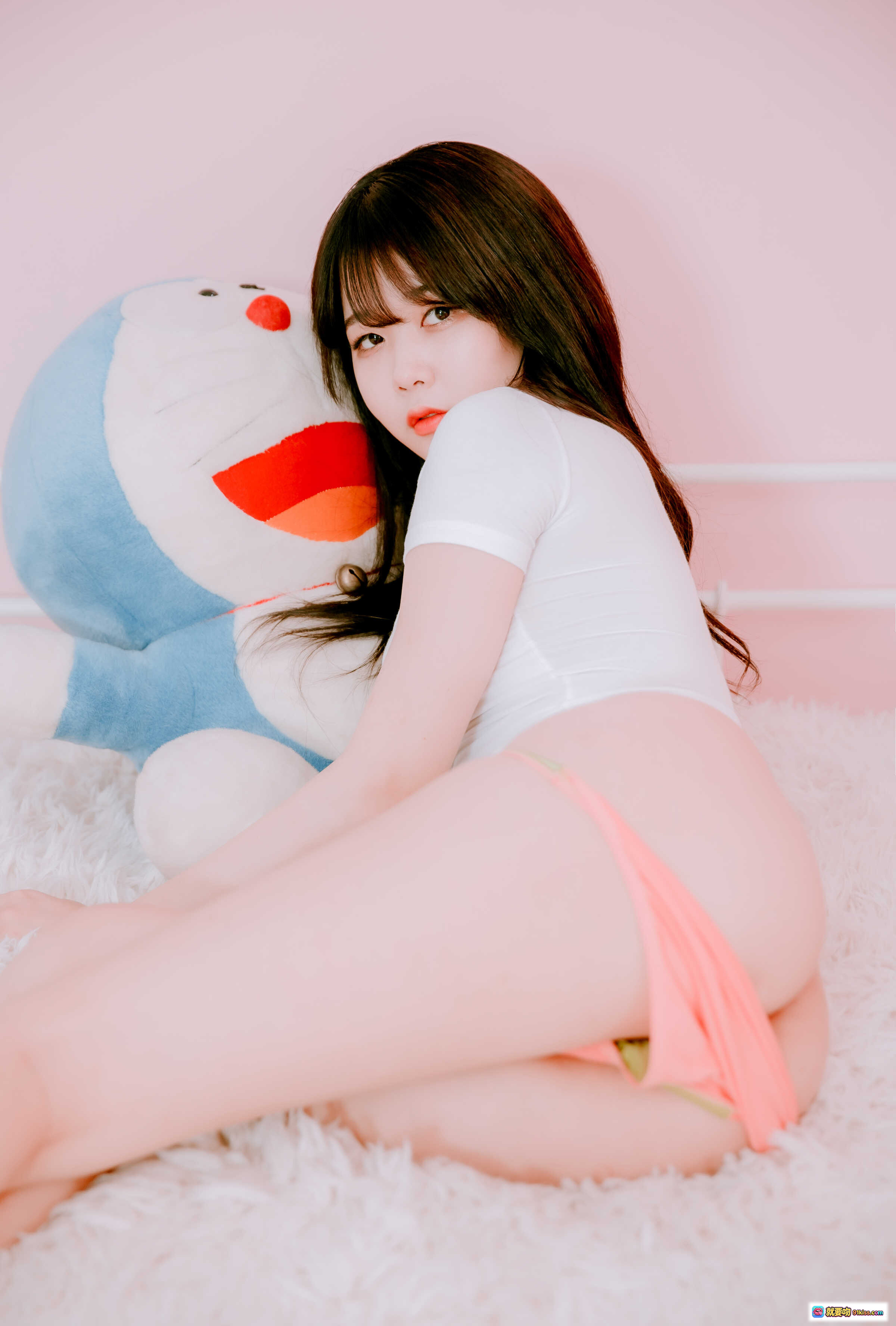 图片[3] - 韩国妹子ZIA NO.012性感写真 | 白色短袖+粉色内裤 | 粉色房间毛绒地毯 | JOApictures 21年1月Vol.2 54P高清图集 - 就要吻
