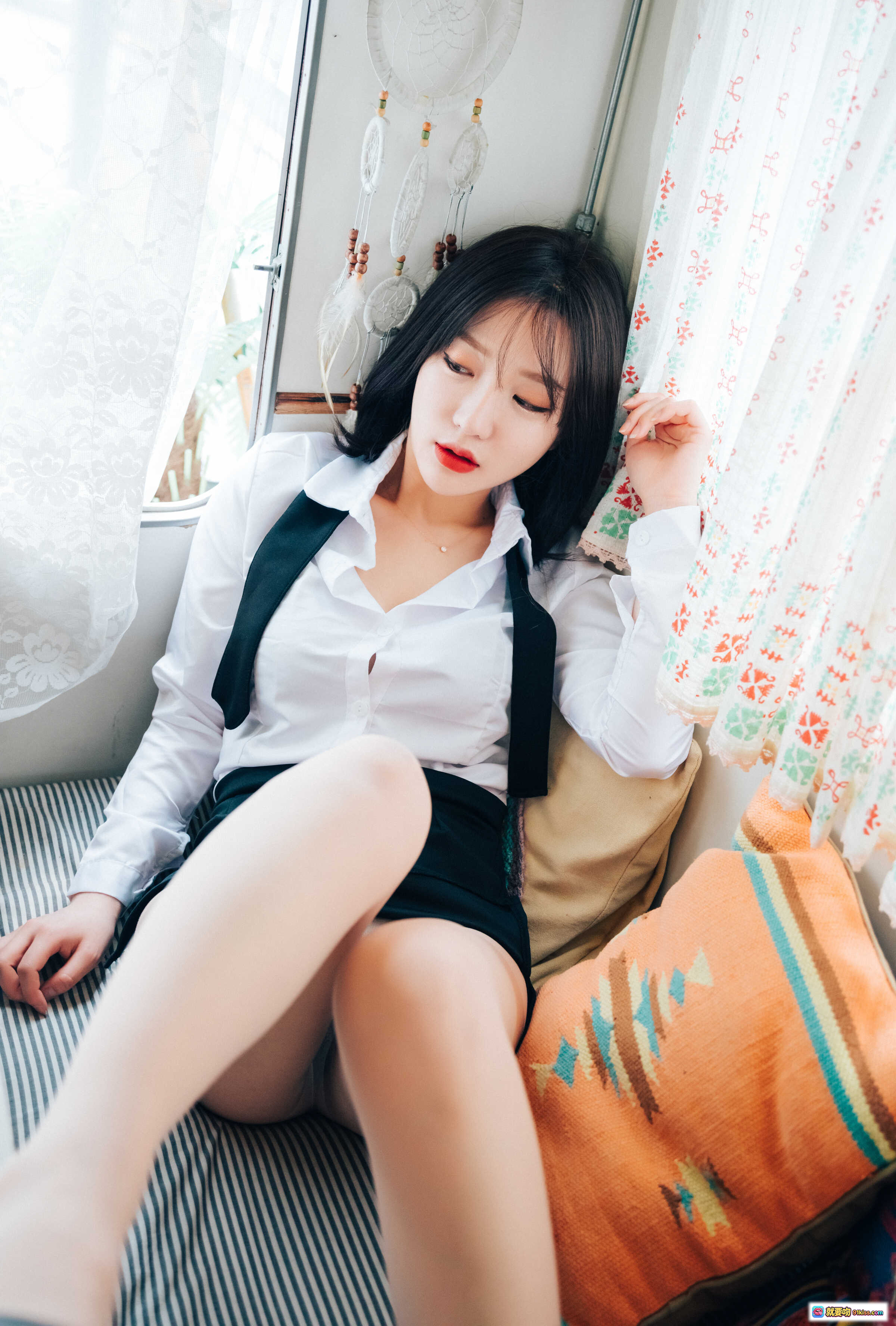 图片[9] - 孫樂樂 NO.032 Officegirl’s Vacation Vol.2 短髮清純寫真 85P 高清私房美圖 室內自然光攝影 甜美性感風格 - 就要吻