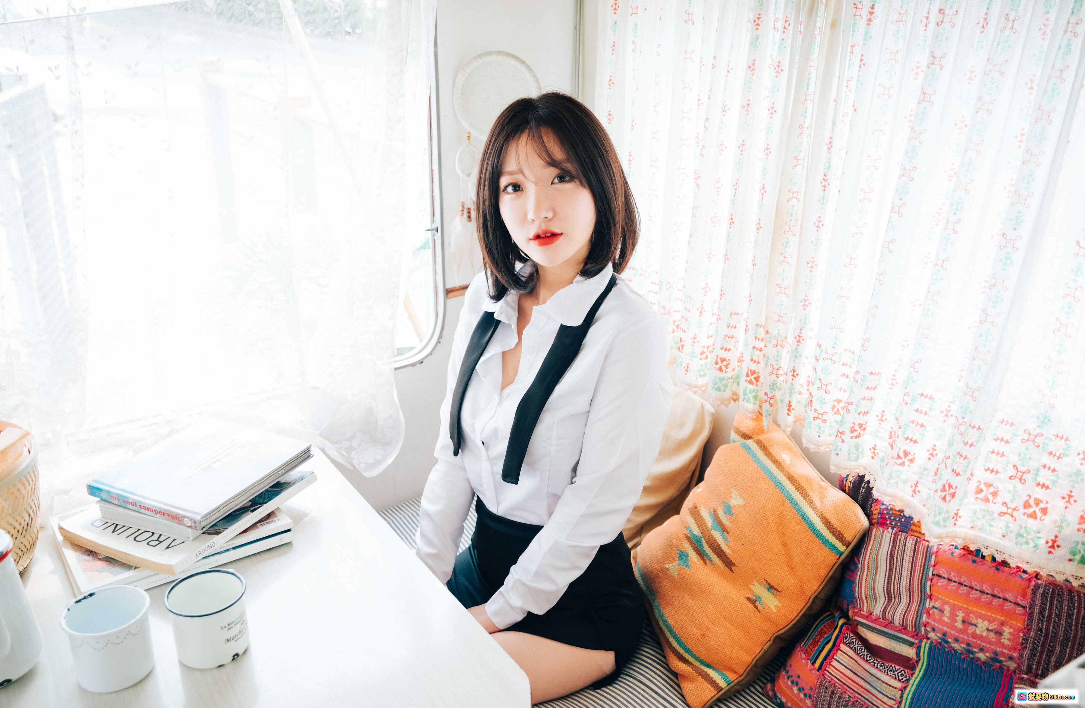 图片[3] - 孫樂樂 NO.032 Officegirl’s Vacation Vol.2 短髮清純寫真 85P 高清私房美圖 室內自然光攝影 甜美性感風格 - 就要吻