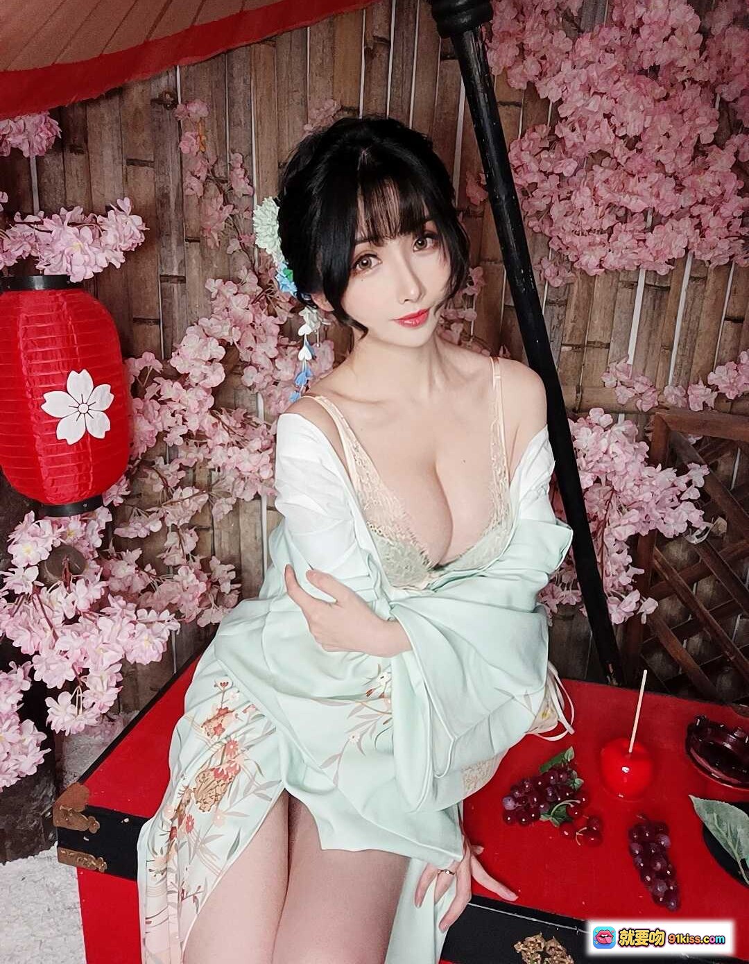 图片[5] - rioko凉凉子 NO.080《年上の韵》温泉旅行写真集 39P 美女和风浴衣蕾丝内衣 优雅性感日系风格 - 就要吻