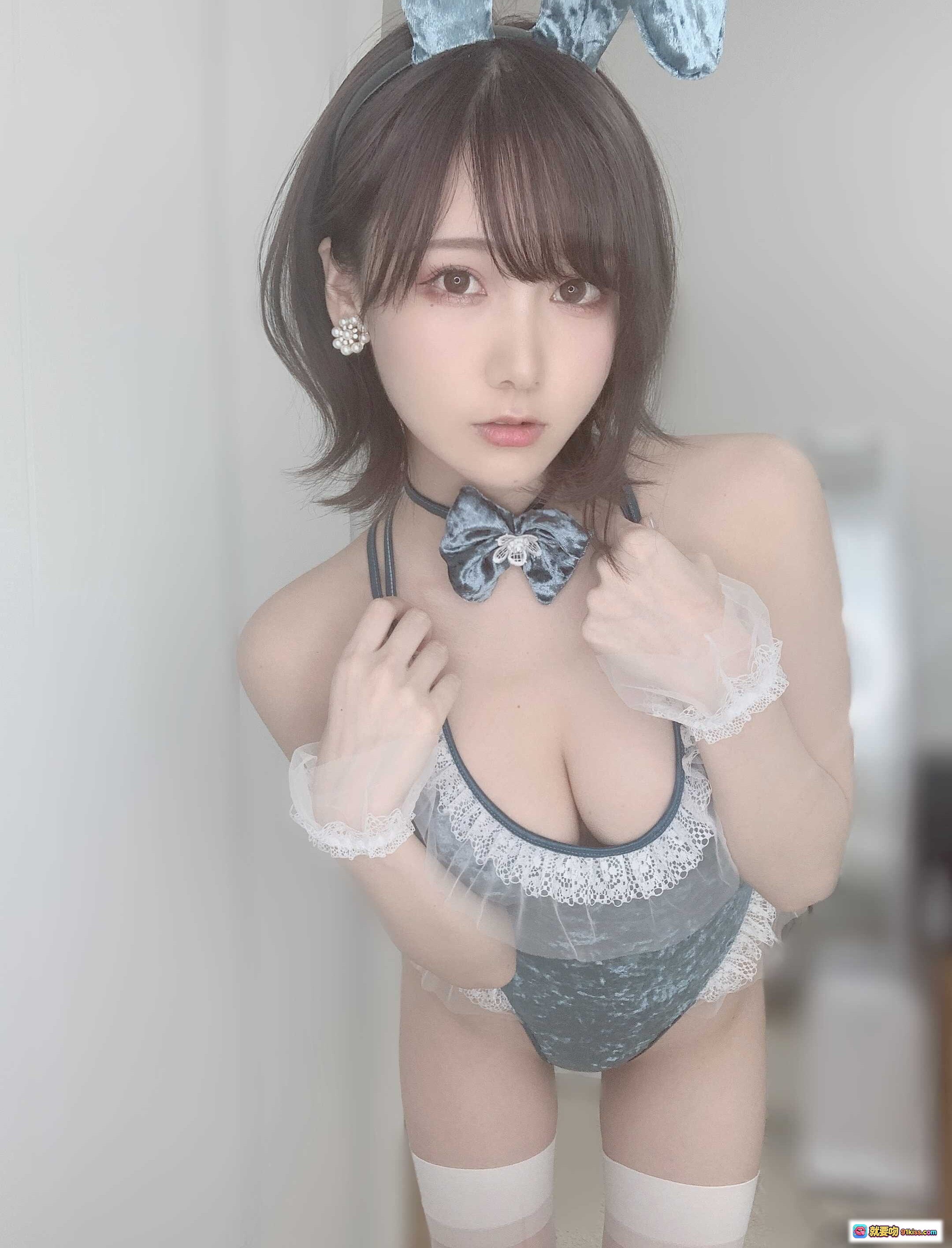 图片[3] - 日本美女KenKen兔耳蕾丝装写真 2020年Fantia精选110P高清美图 - 就要吻