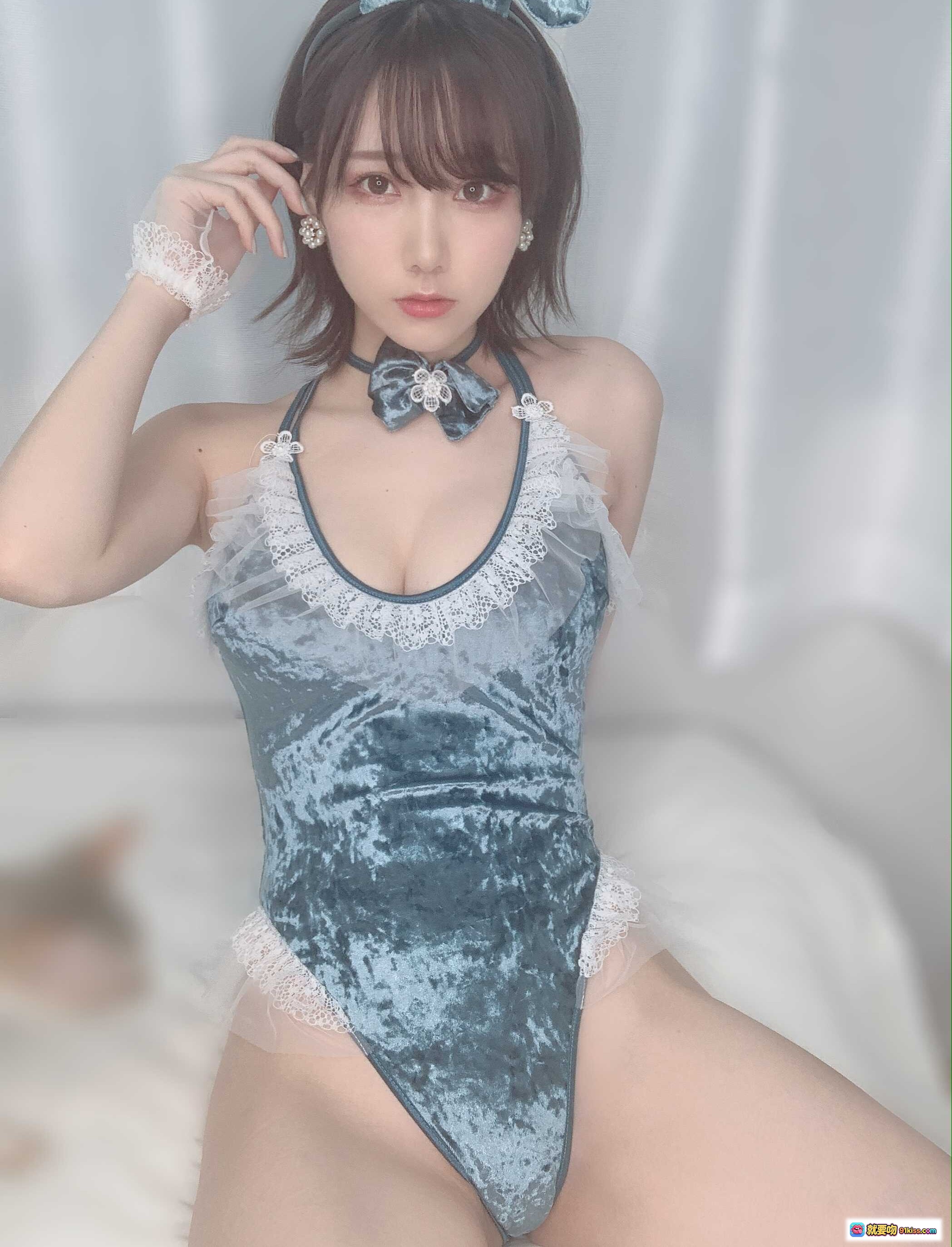 图片[6] - 日本美女KenKen兔耳蕾丝装写真 2020年Fantia精选110P高清美图 - 就要吻