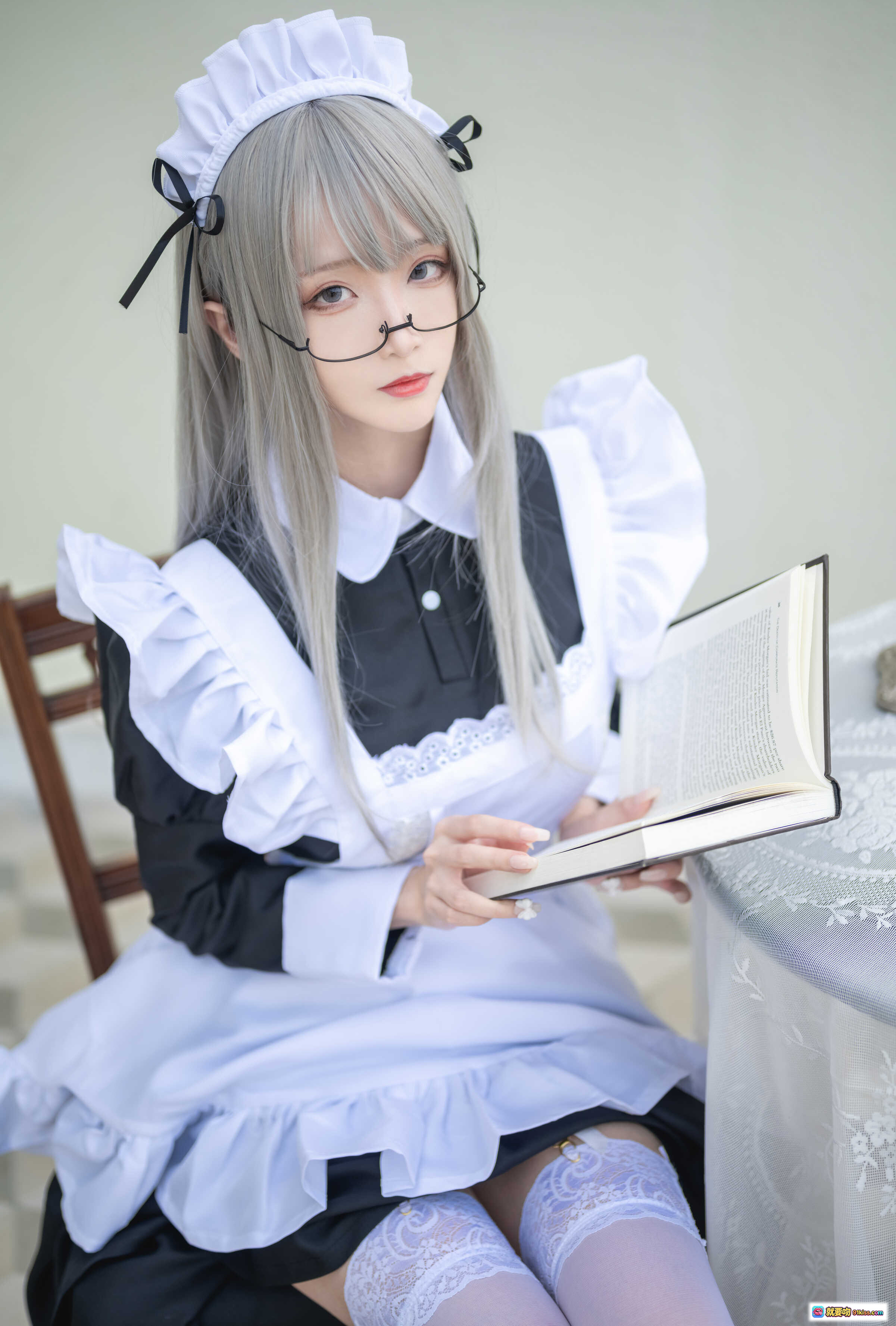 图片[6] - 青青子Js NO.027 职场恋爱 Cosplay 优雅女仆扫地钢琴房写真 50P高清美图 - 就要吻