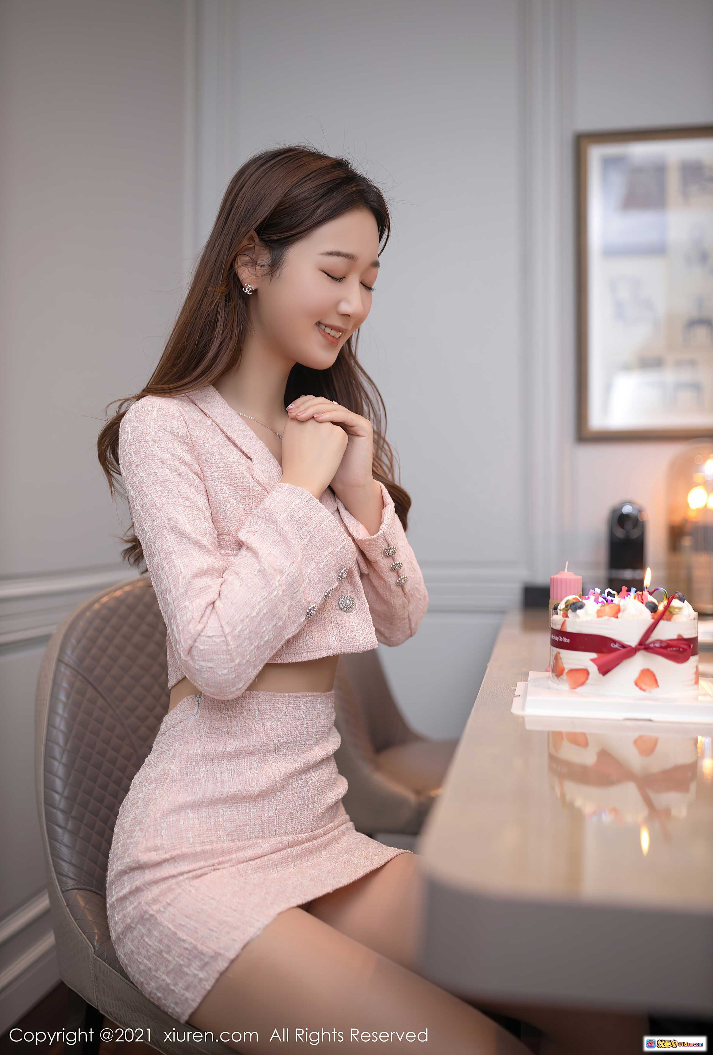 图片[6] - 唐安琪江浙沪旅拍写真｜粉色套装优雅甜美｜秀人网NO.4390高清美图 - 就要吻