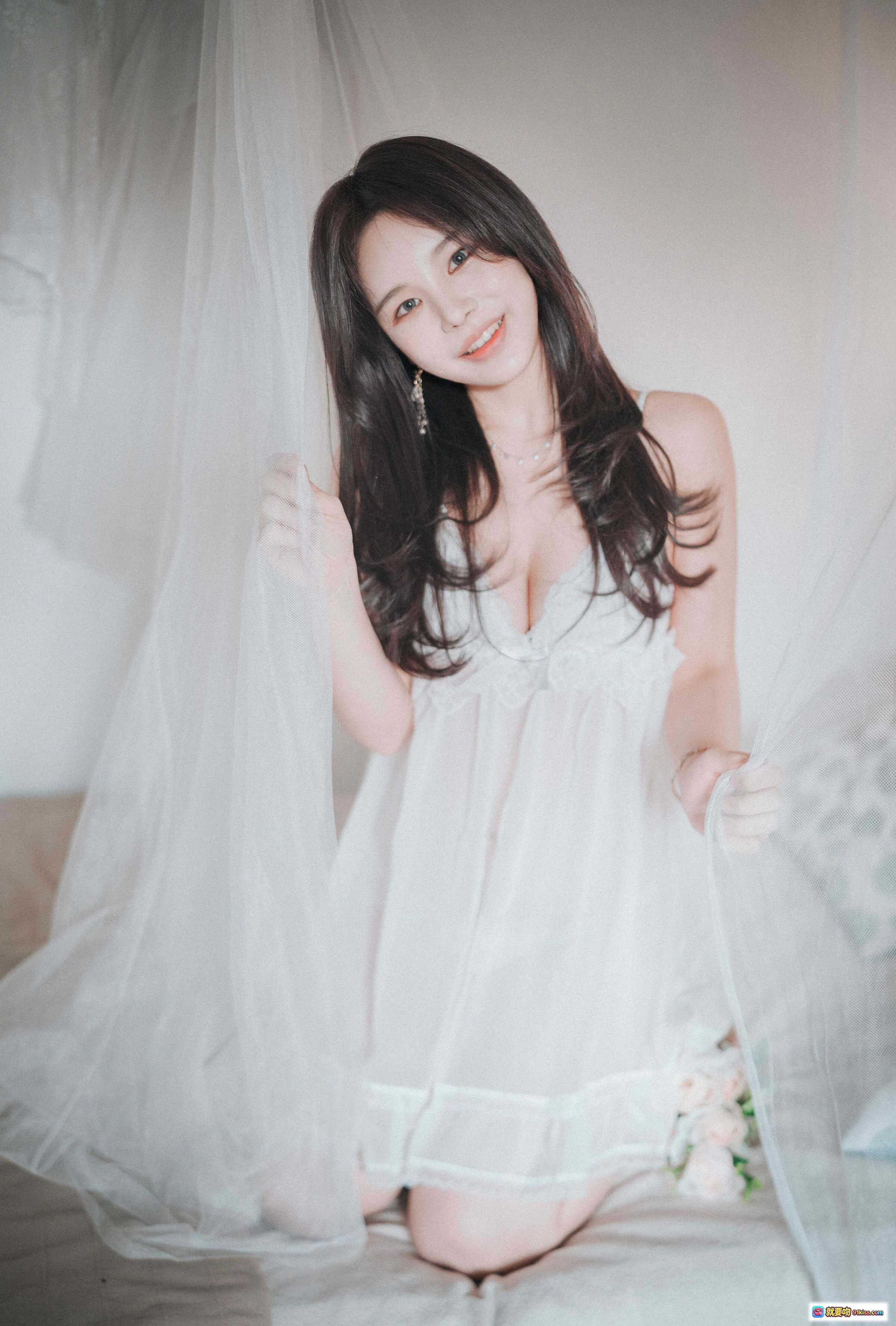 图片[9] - DJAWA Daseul Alluring White 白色蕾丝内衣写真 44P 窗边柔光美少女 甜美性感私房照 - 就要吻