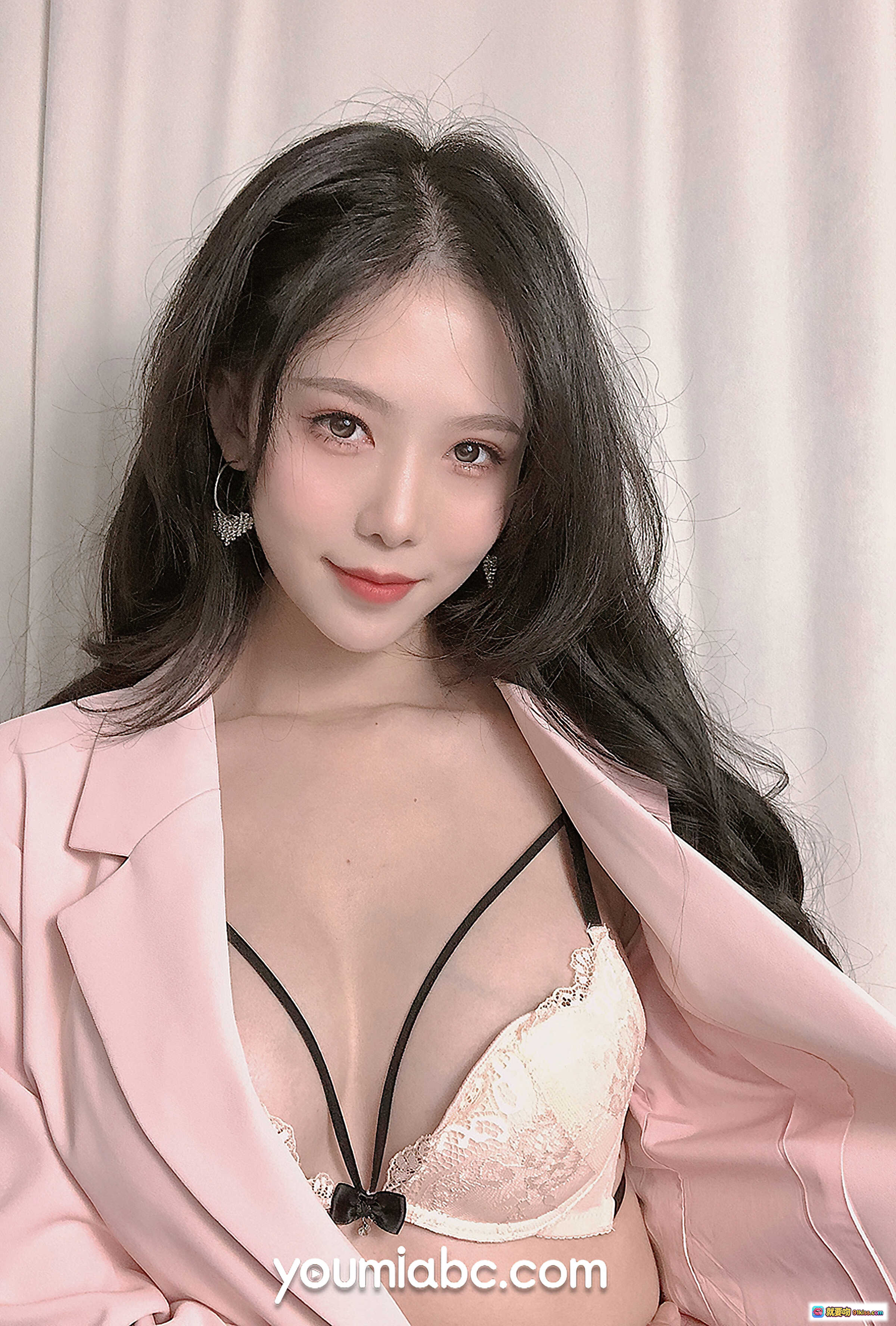 图片[5] - 桃子陷阱抖娘利世粉色西装性感写真 | YouMi尤蜜2021.07.19高清图集 - 就要吻