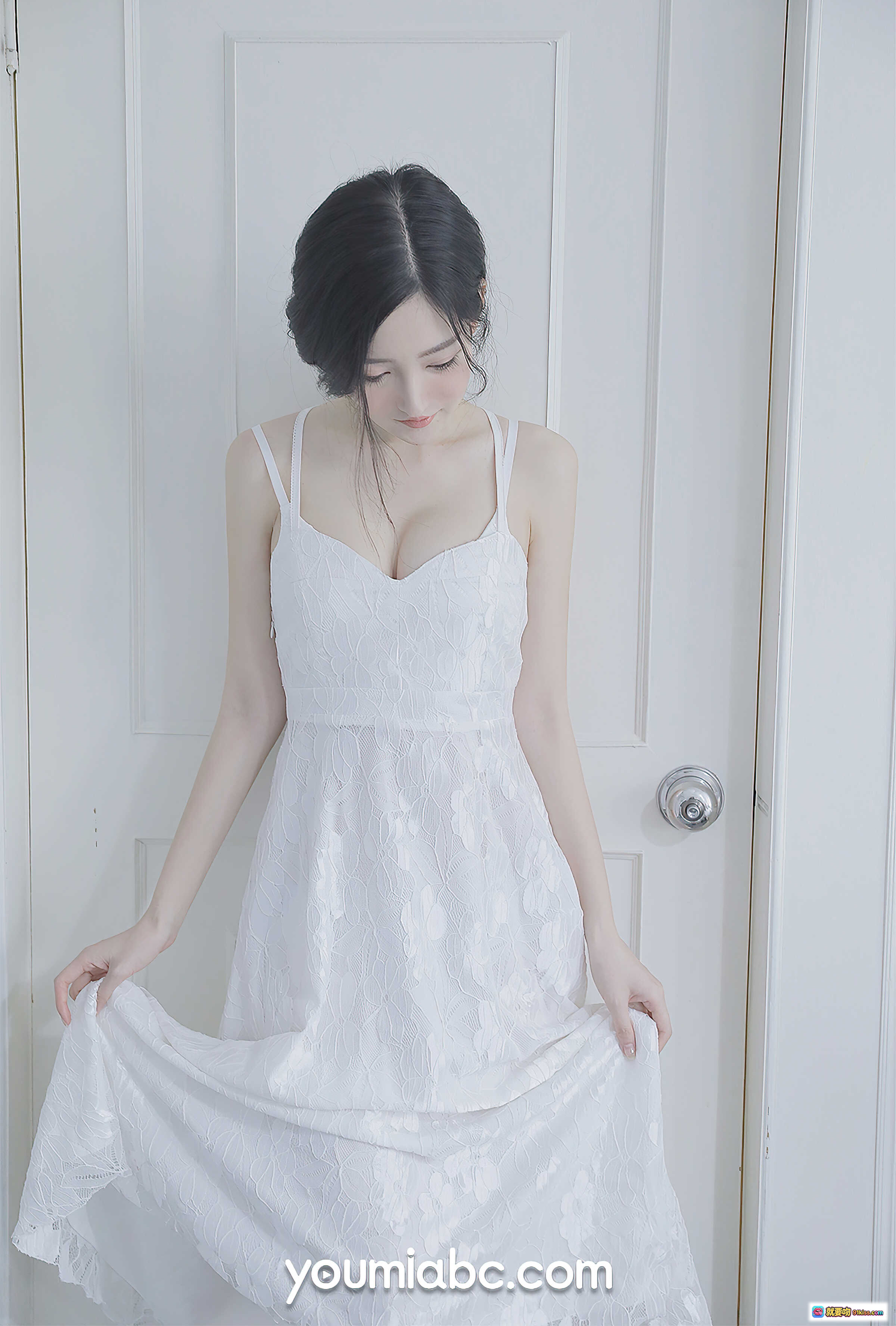 图片[5] - 沈梦瑶白裙少女写真 | YouMi尤蜜2021.04.22清新性感私房照 - 就要吻