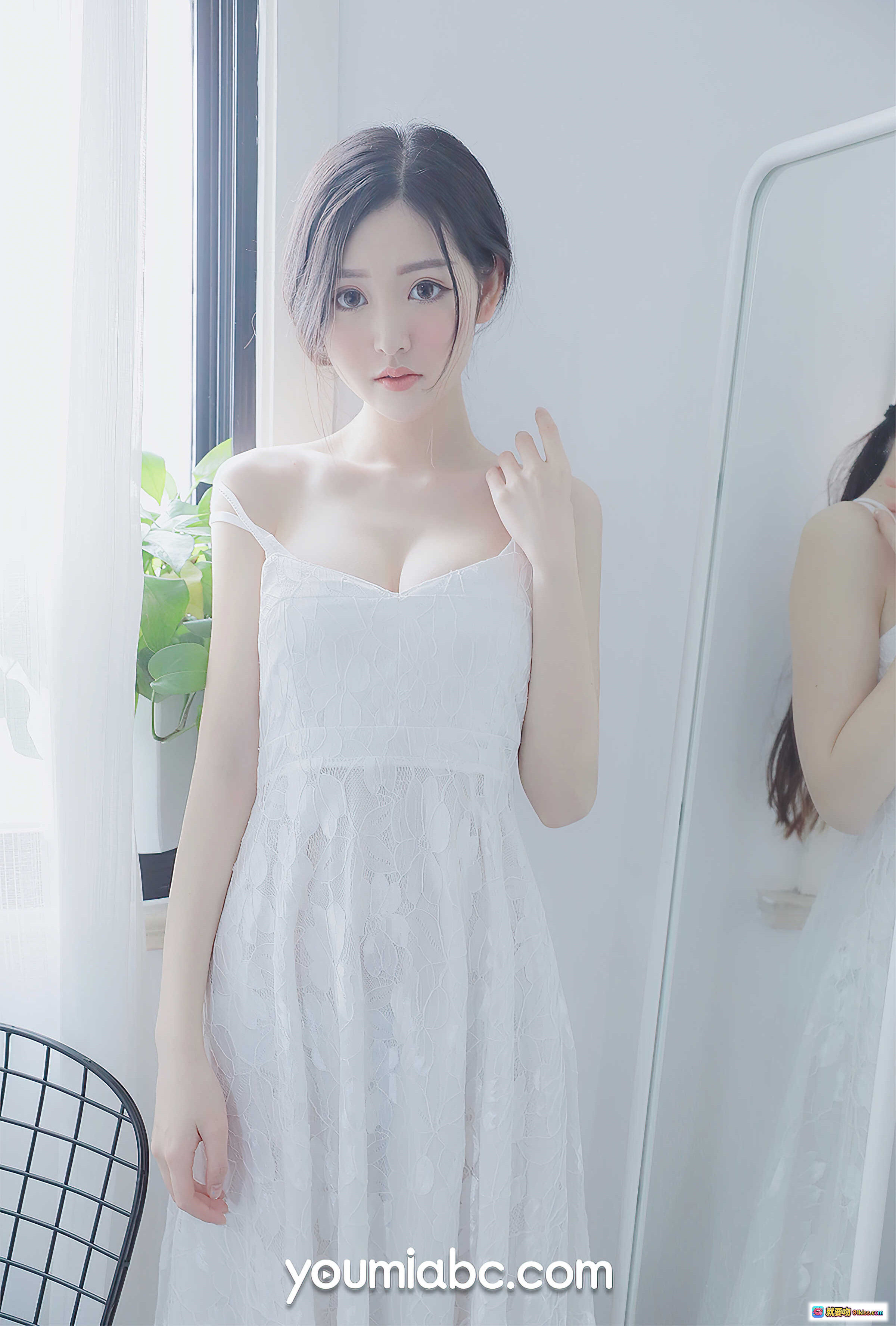 图片[6] - 沈梦瑶白裙少女写真 | YouMi尤蜜2021.04.22清新性感私房照 - 就要吻