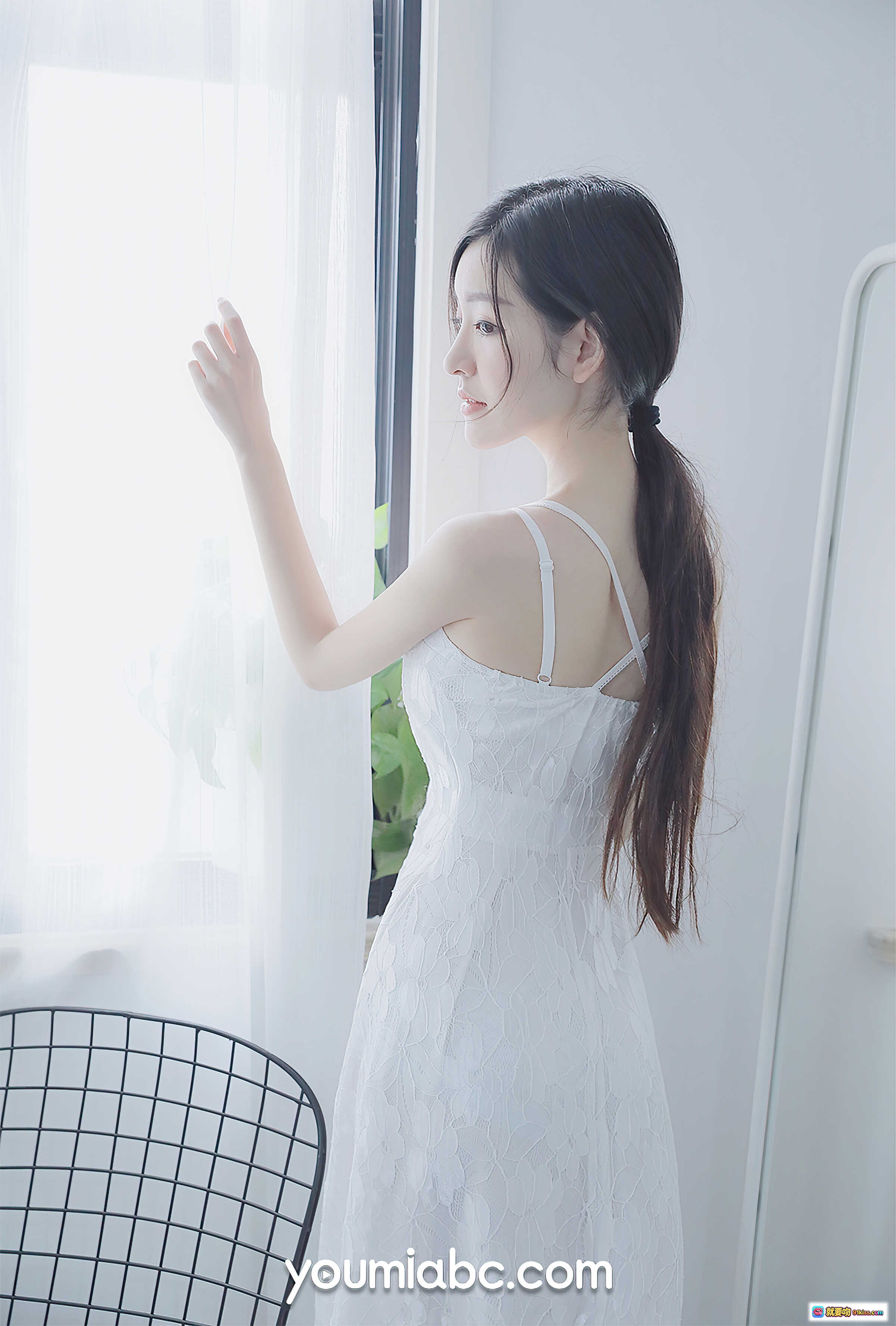 图片[10] - 沈梦瑶白裙少女写真 | YouMi尤蜜2021.04.22清新性感私房照 - 就要吻