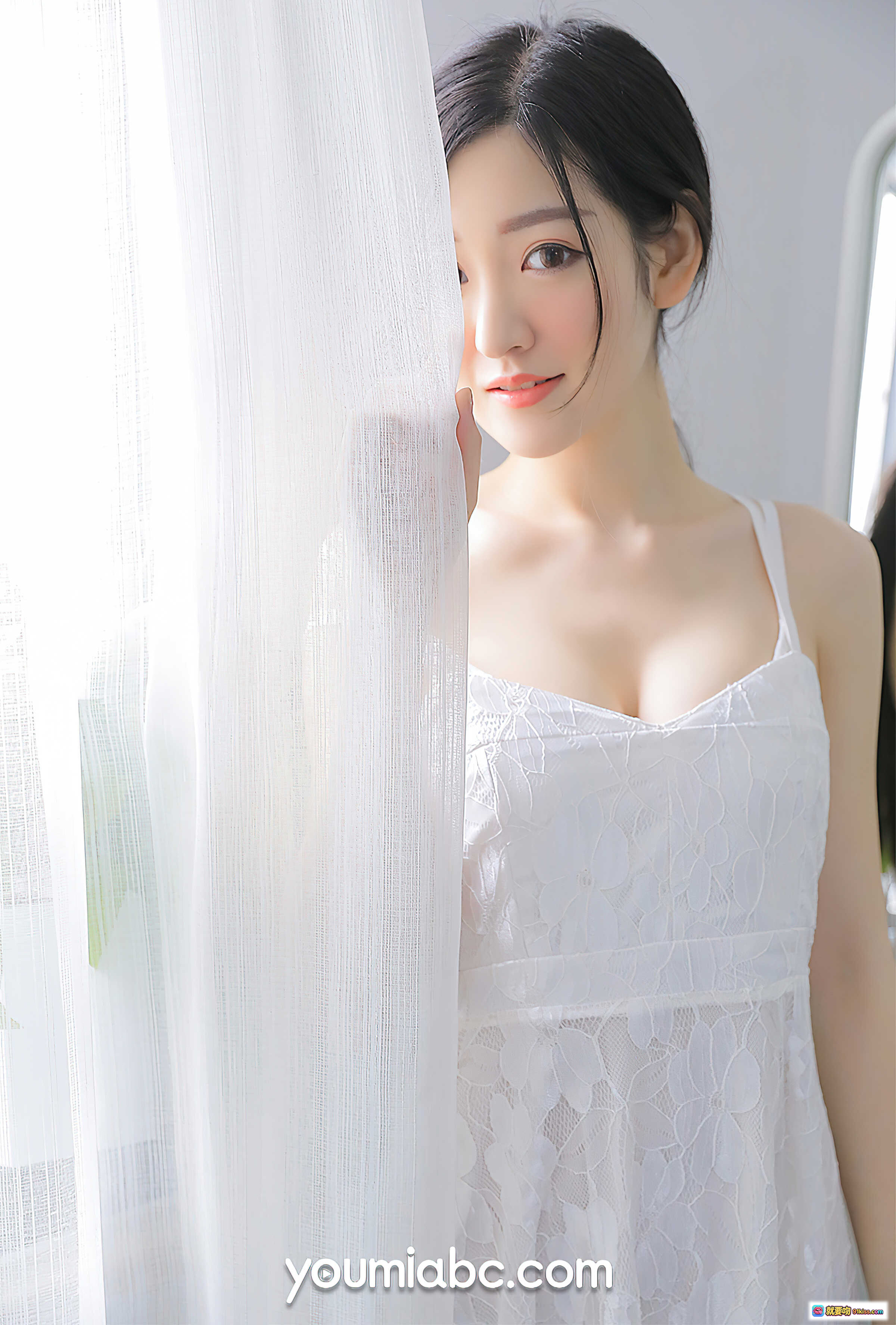 图片[9] - 沈梦瑶白裙少女写真 | YouMi尤蜜2021.04.22清新性感私房照 - 就要吻