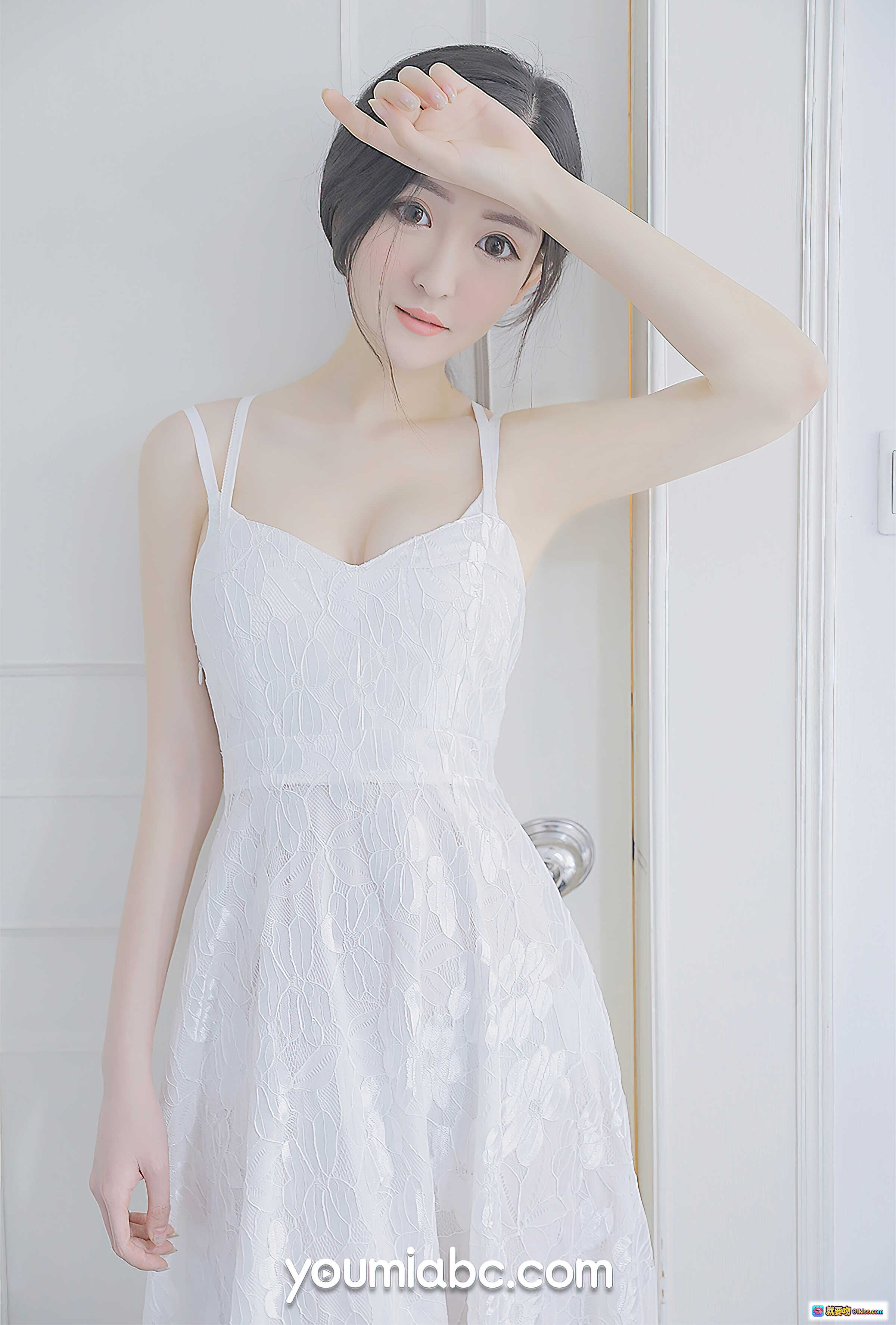 图片[7] - 沈梦瑶白裙少女写真 | YouMi尤蜜2021.04.22清新性感私房照 - 就要吻