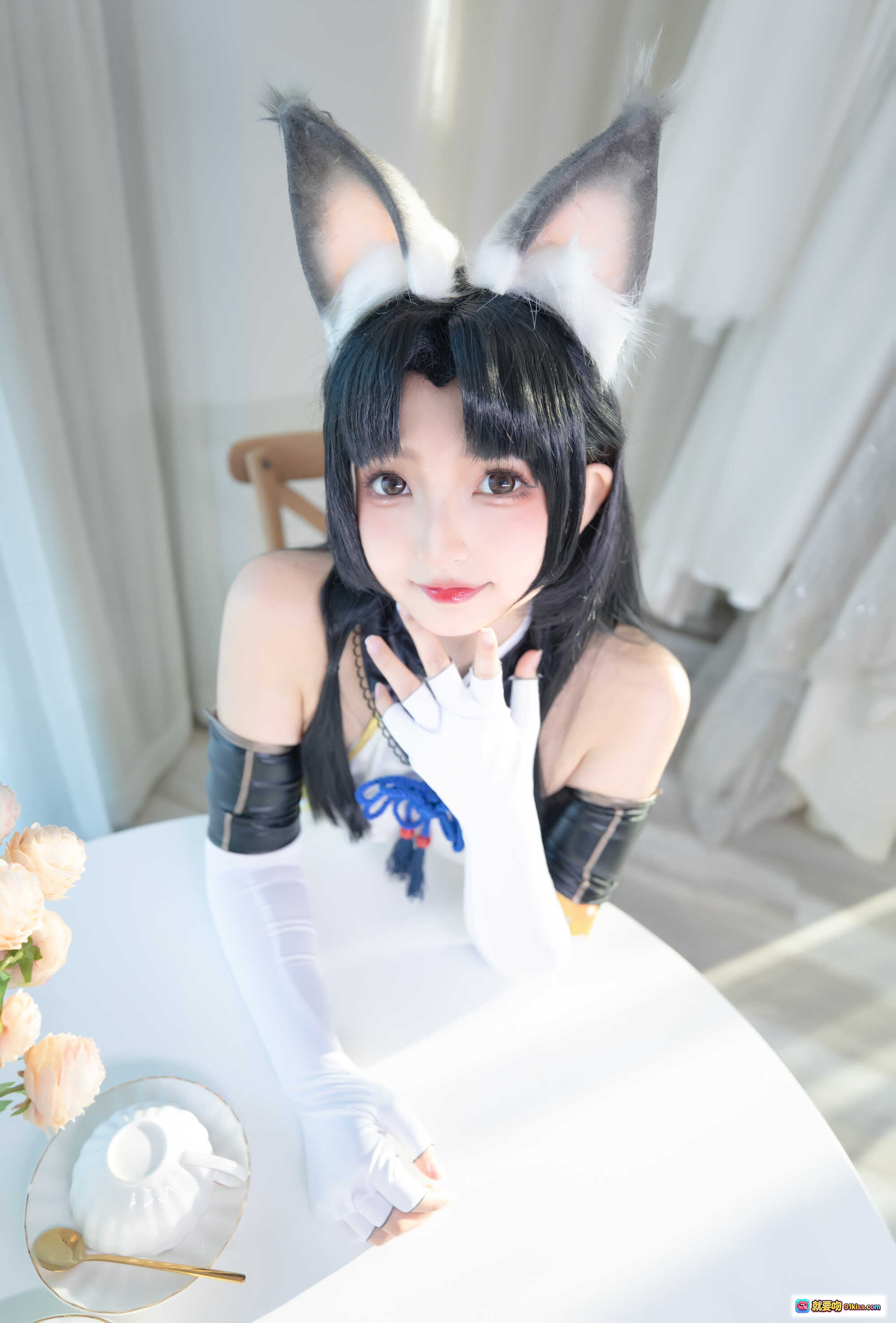 图片[5] - 神楽坂真冬NO.093黑丝胡桃cos第四季8写真75P高清美腿性感跪姿室内窗边场景 - 就要吻