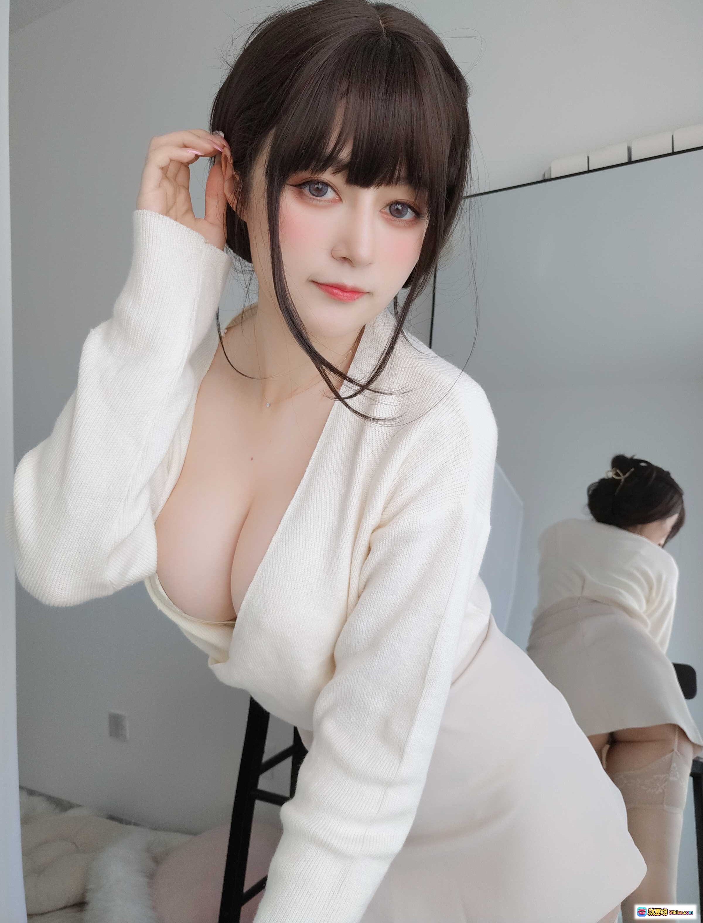 图片[9] - 白银81 NO.095 22年01月会员合集 381P 美女写真 白色蕾丝内衣 透明丝袜 窗边柔光 优雅性感 女神风姿 - 就要吻